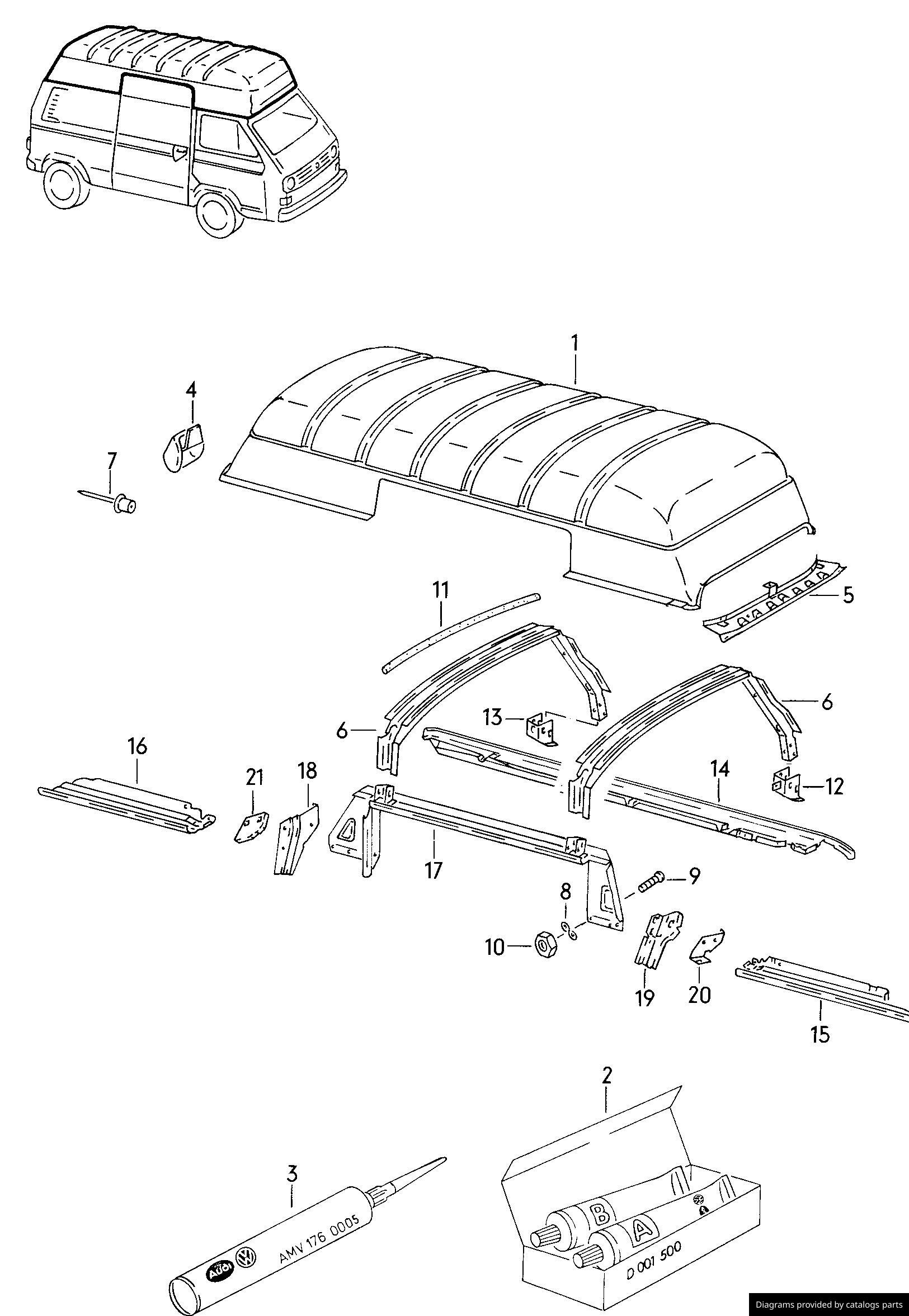 Car part diagram