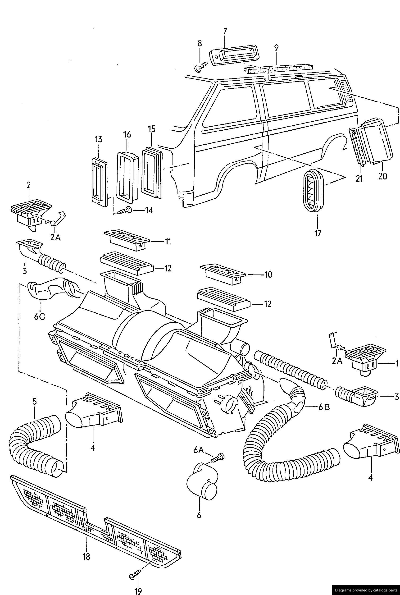 Car part diagram