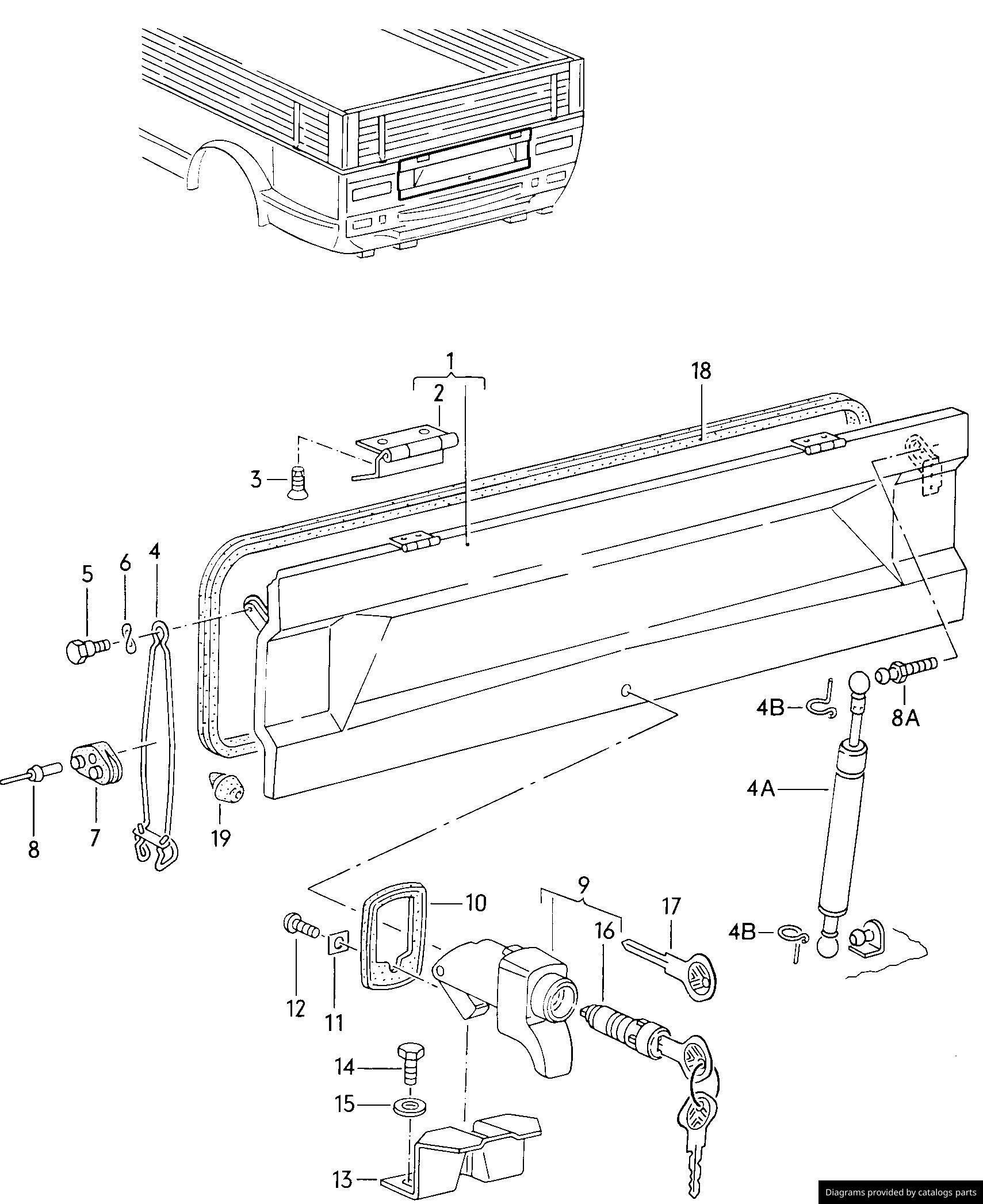 Car part diagram