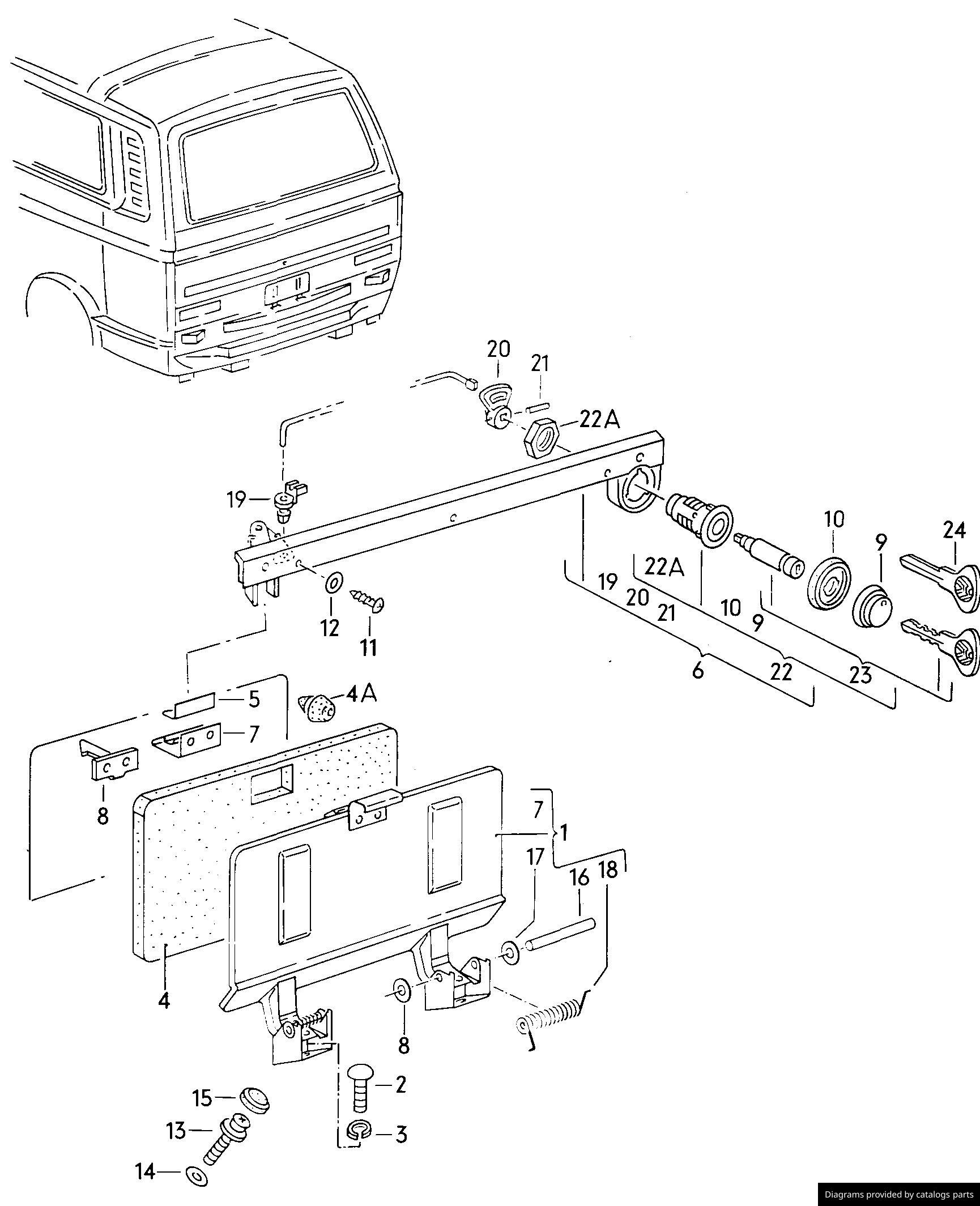 Car part diagram