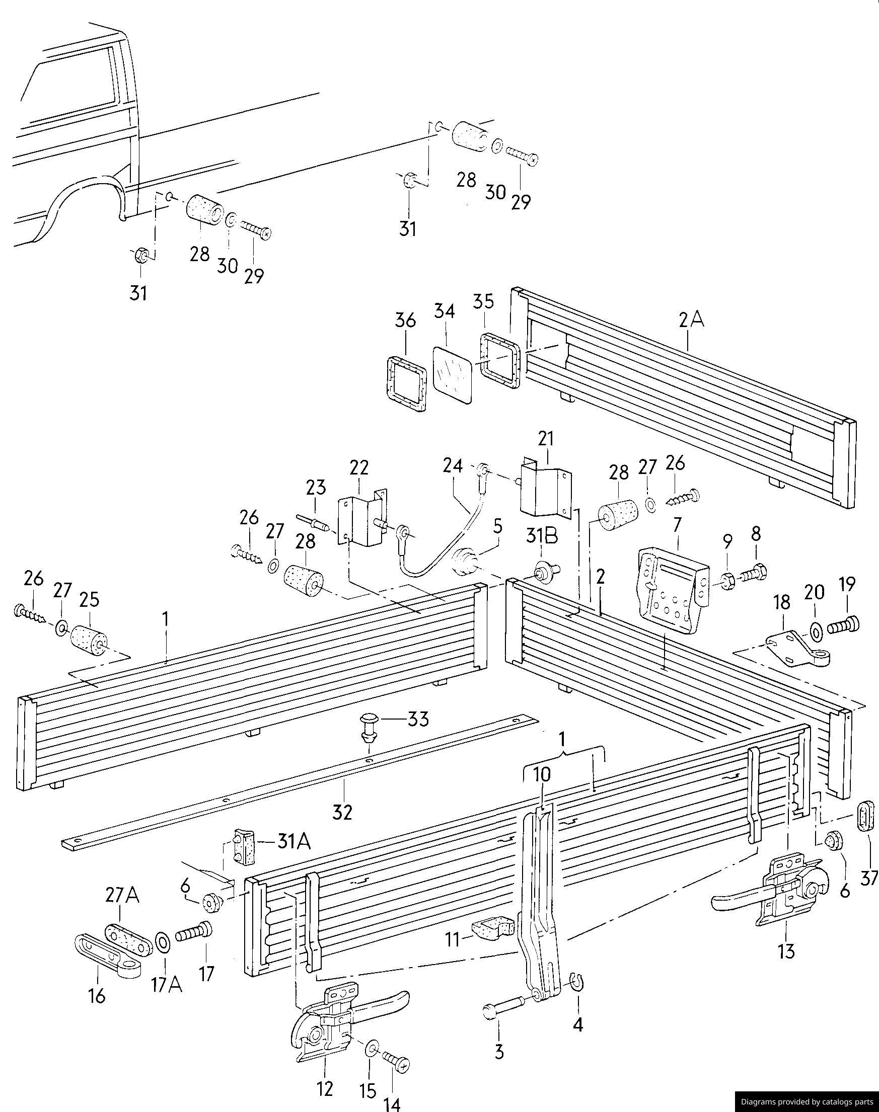 Car part diagram
