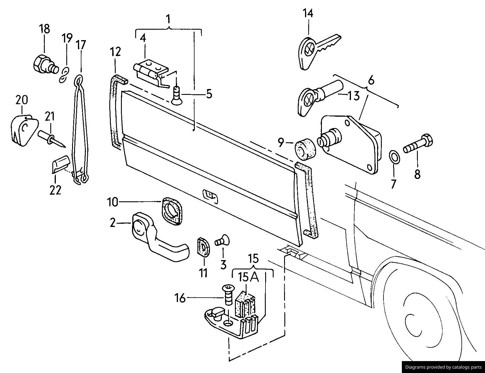 Car part diagram