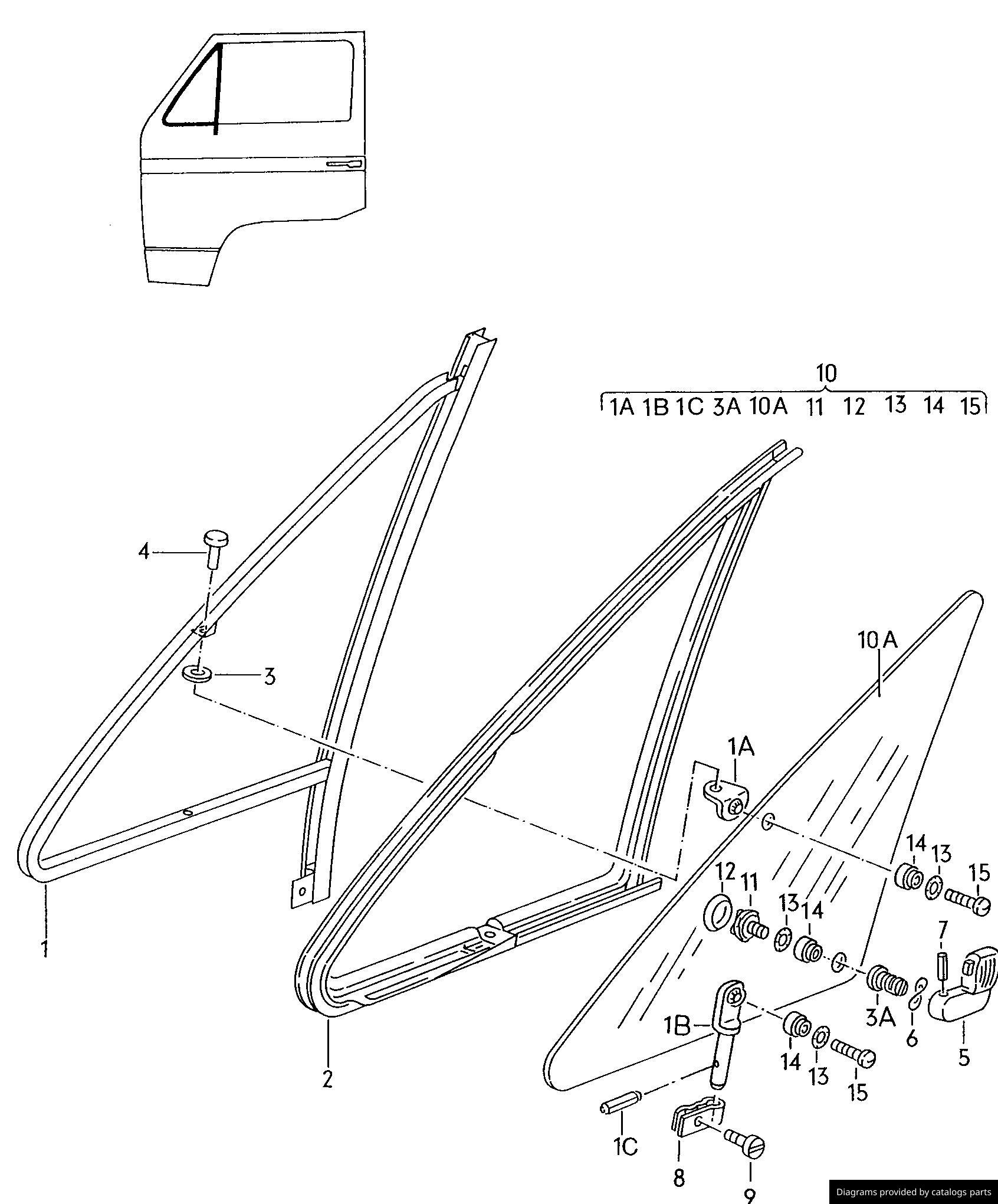 Car part diagram