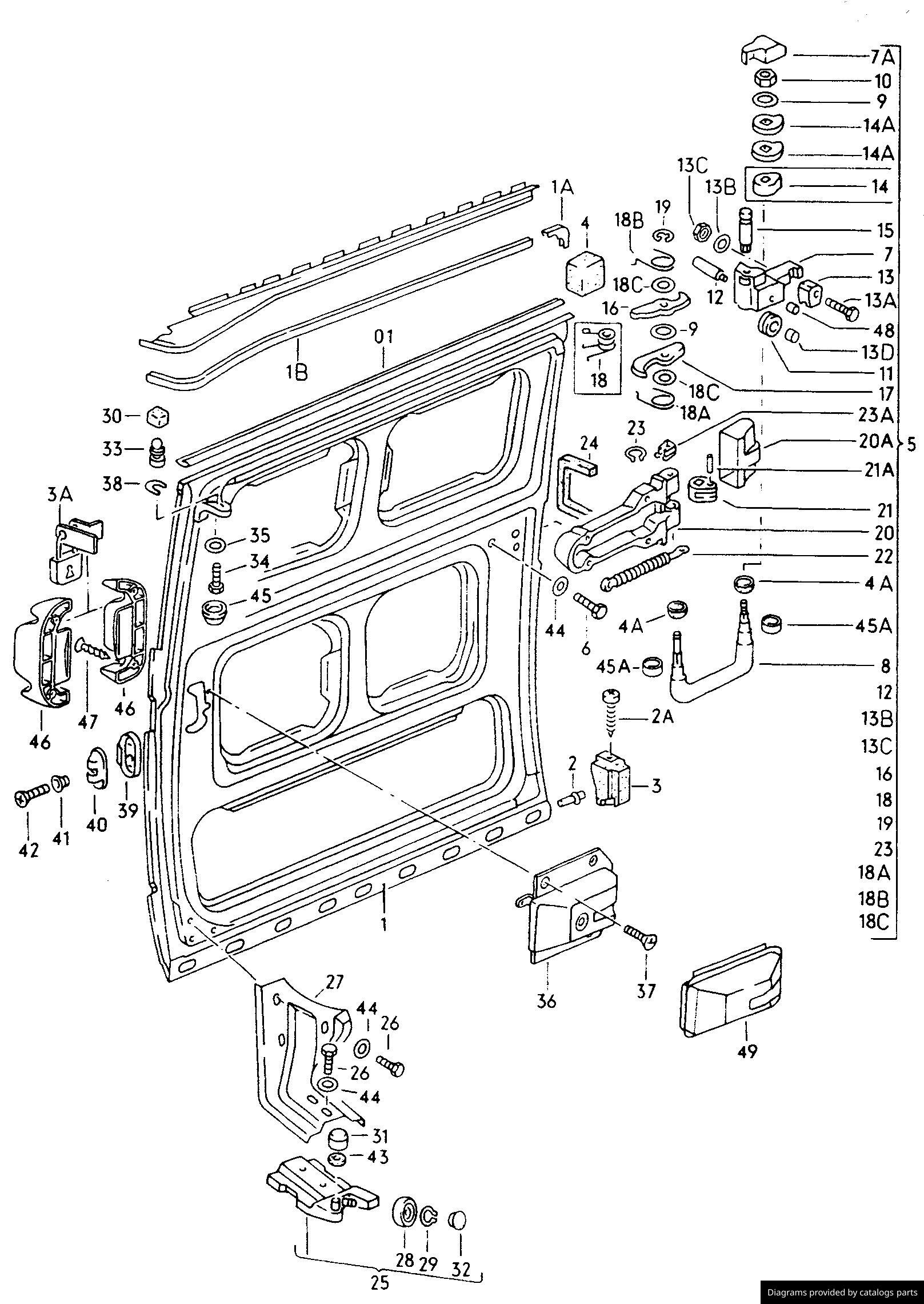 Car part diagram