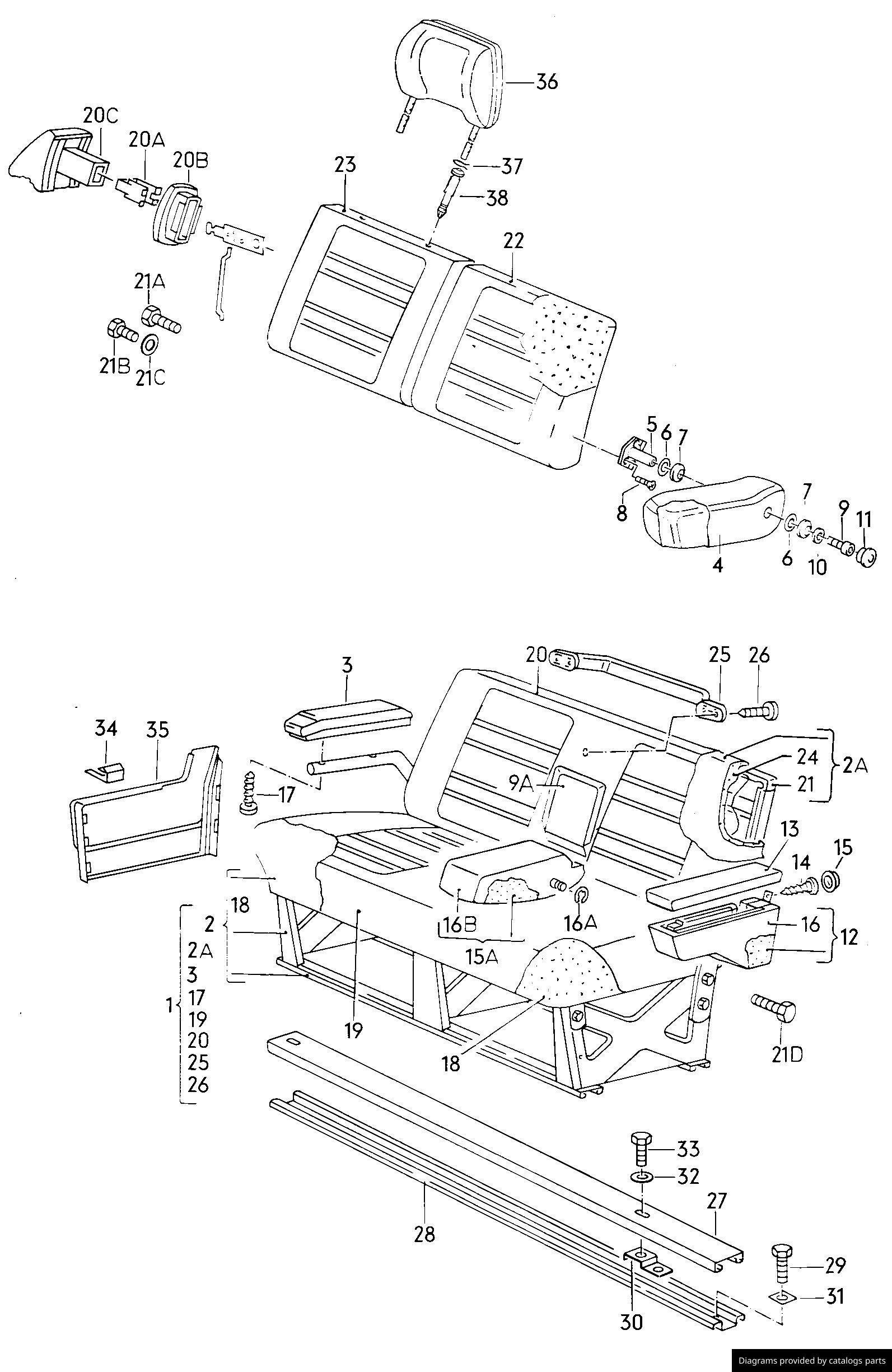 Car part diagram