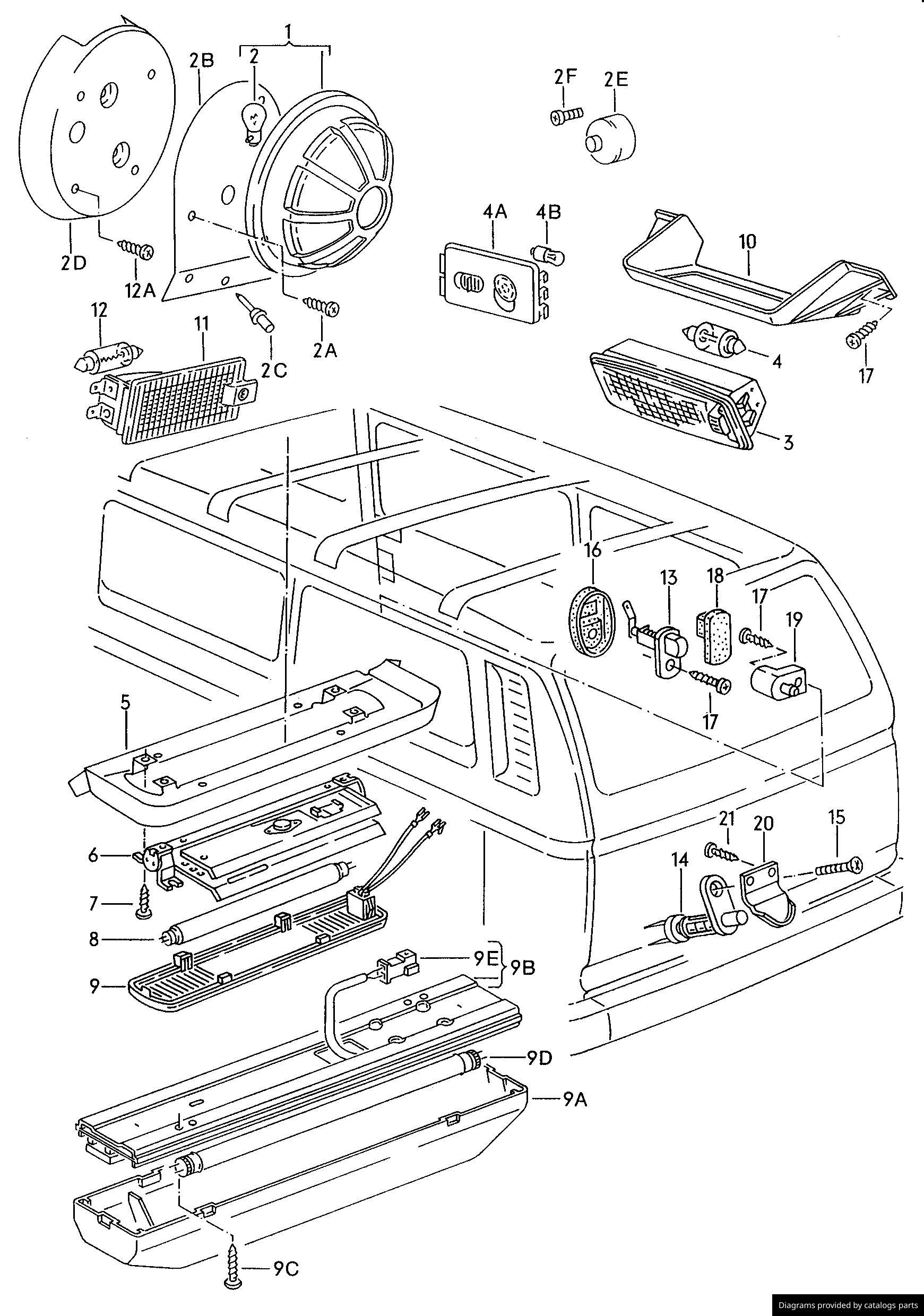 Car part diagram