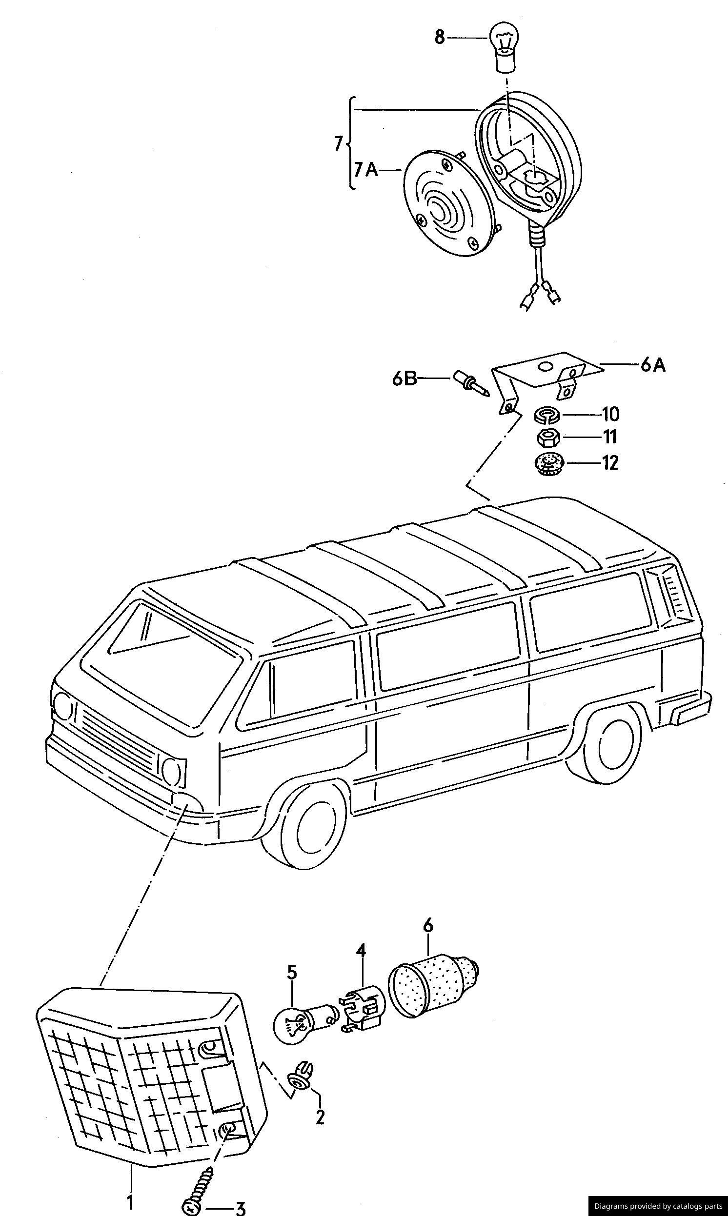 Car part diagram