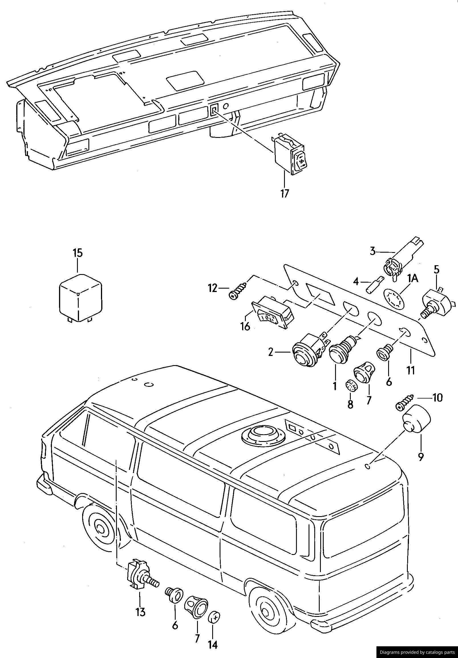 Car part diagram