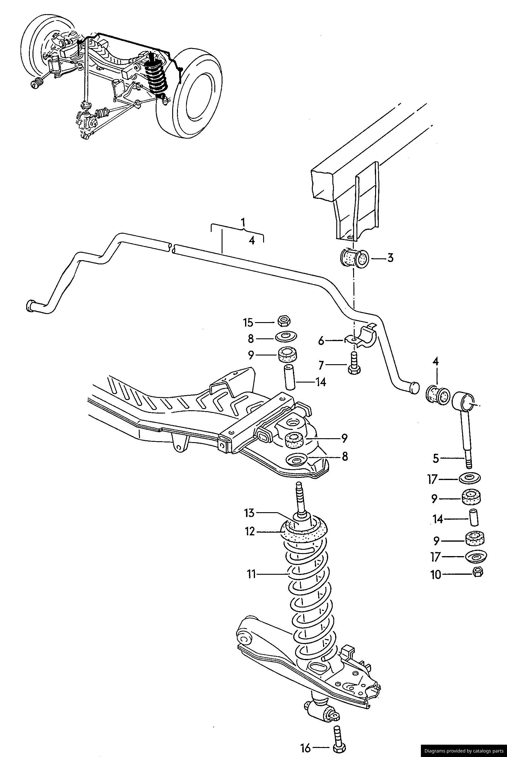 Car part diagram