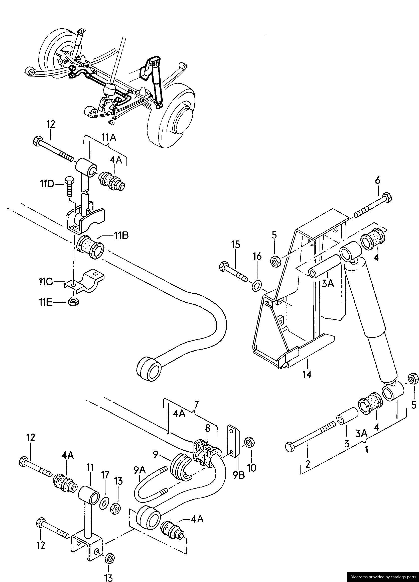 Car part diagram