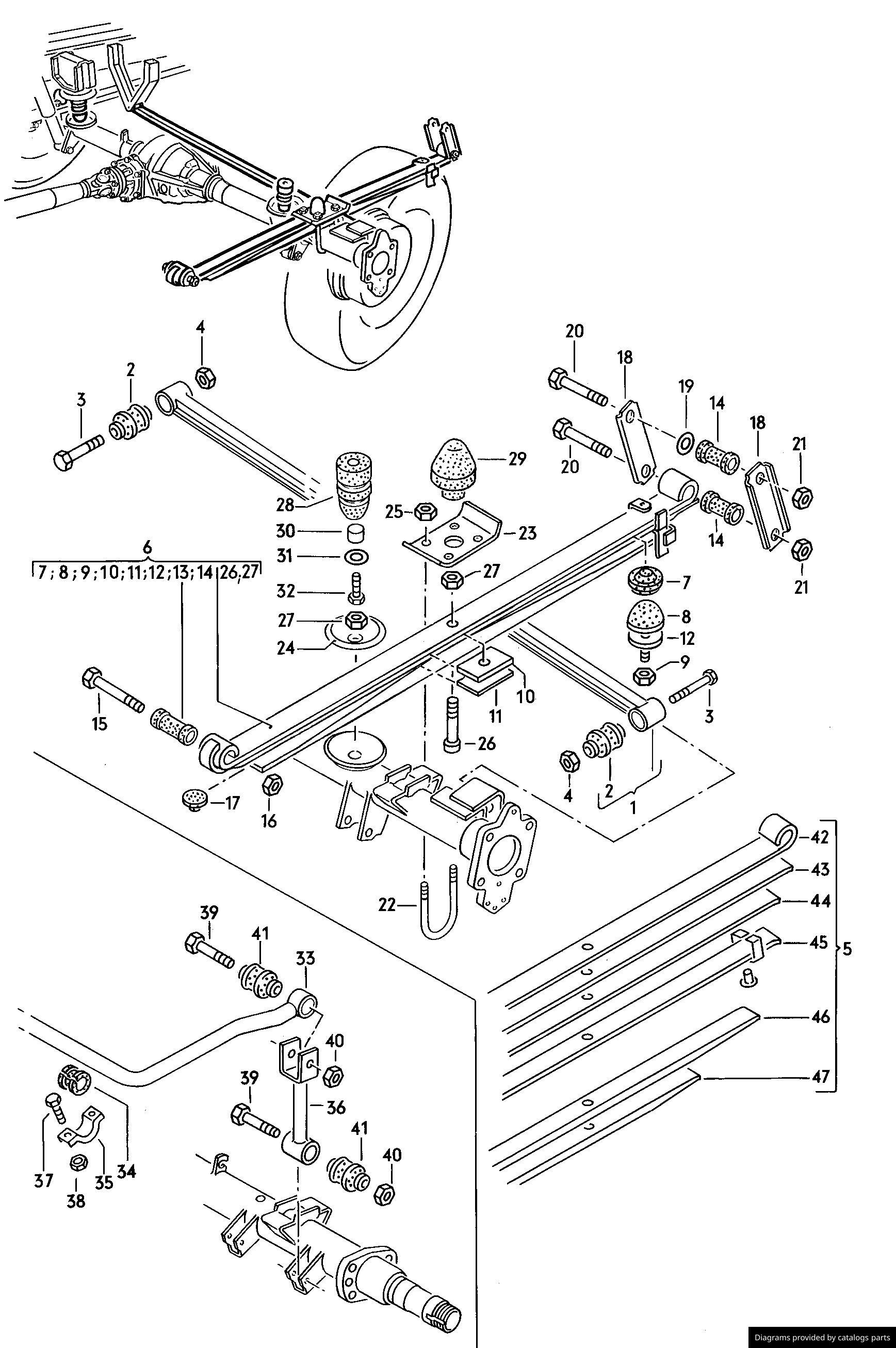 Car part diagram