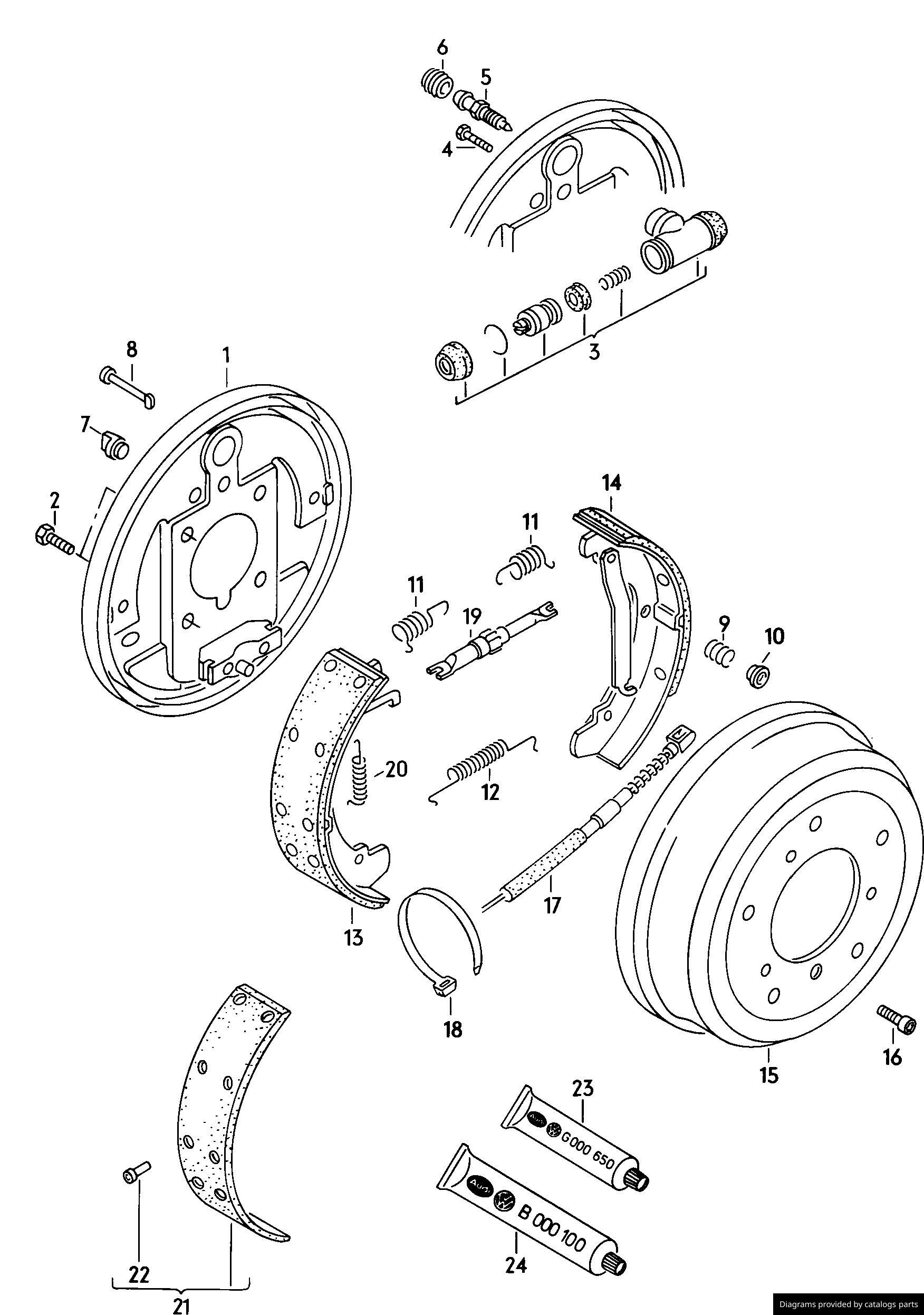 Car part diagram