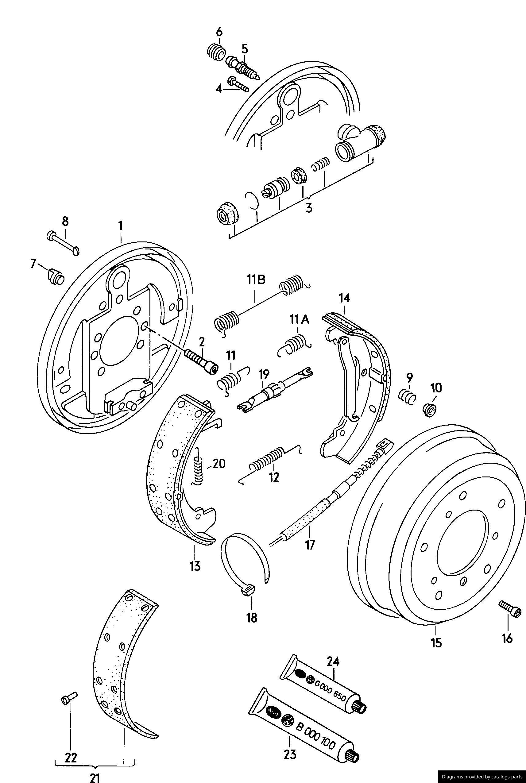Car part diagram