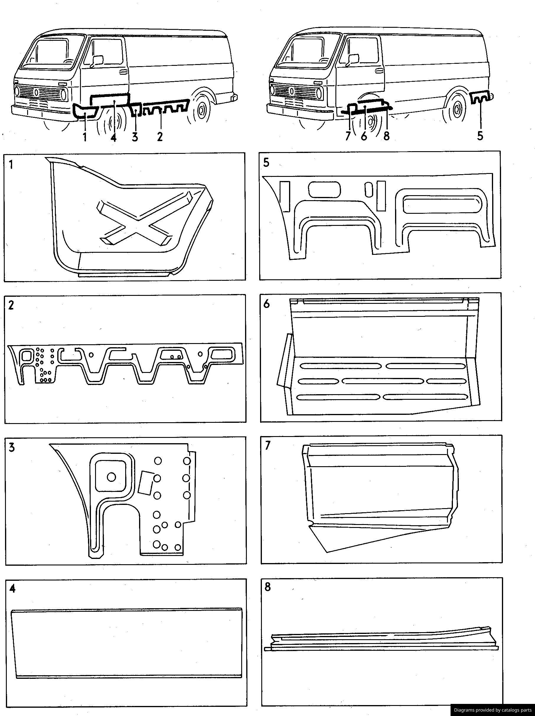 Car part diagram