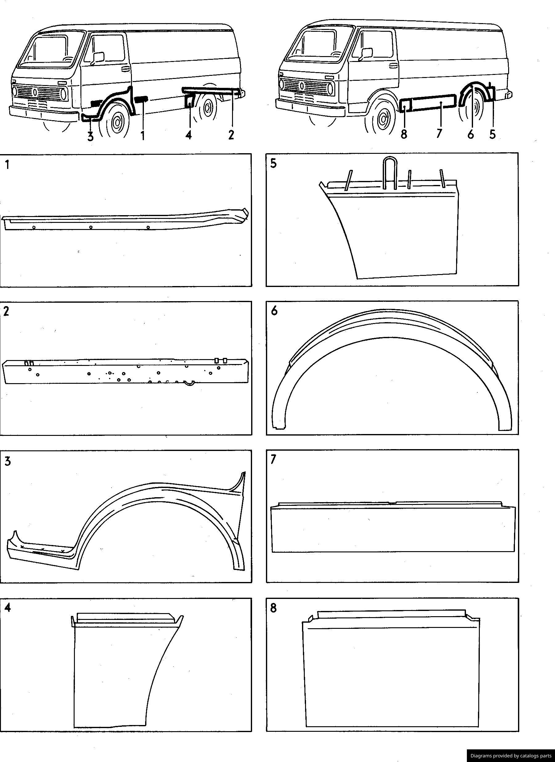 Car part diagram