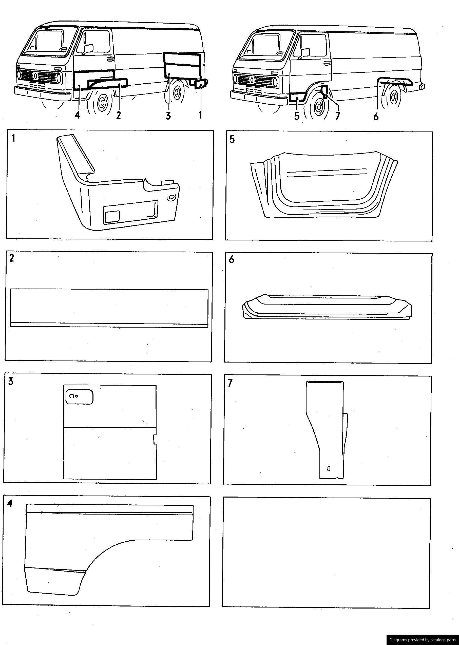 Car part diagram