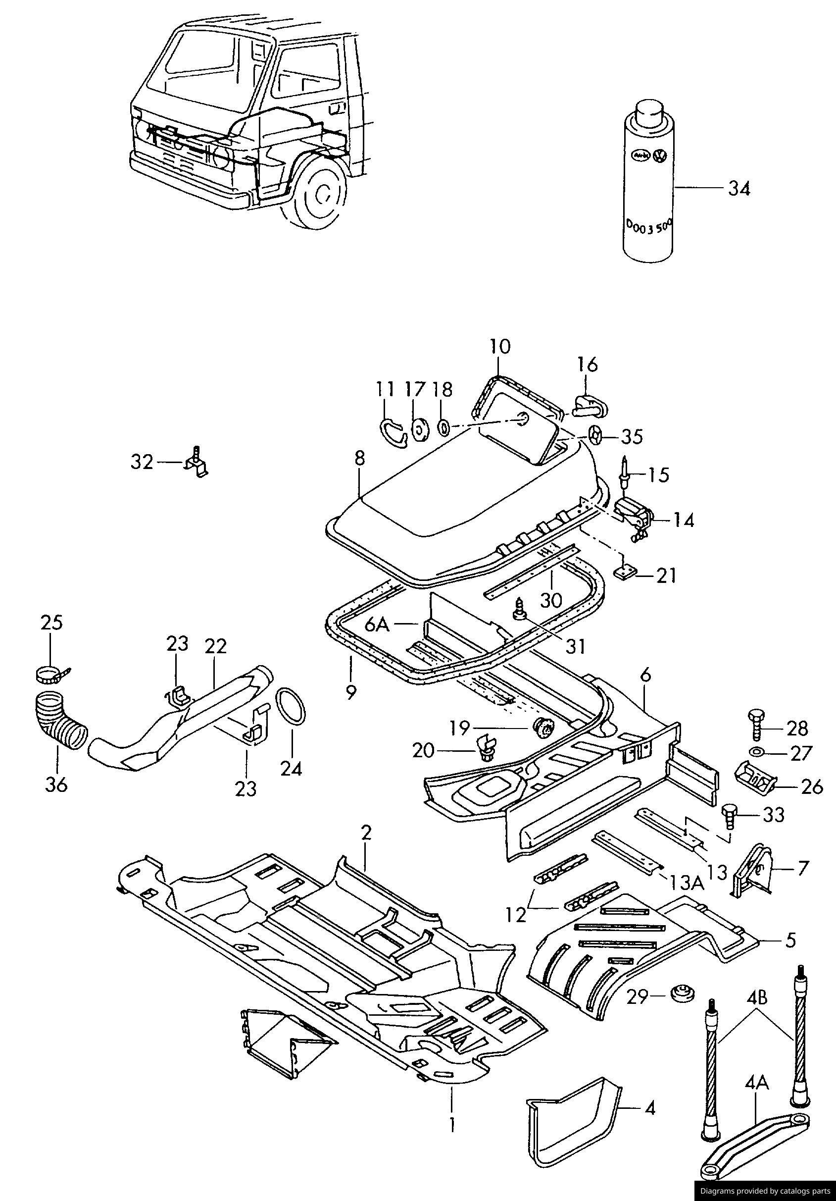 Car part diagram