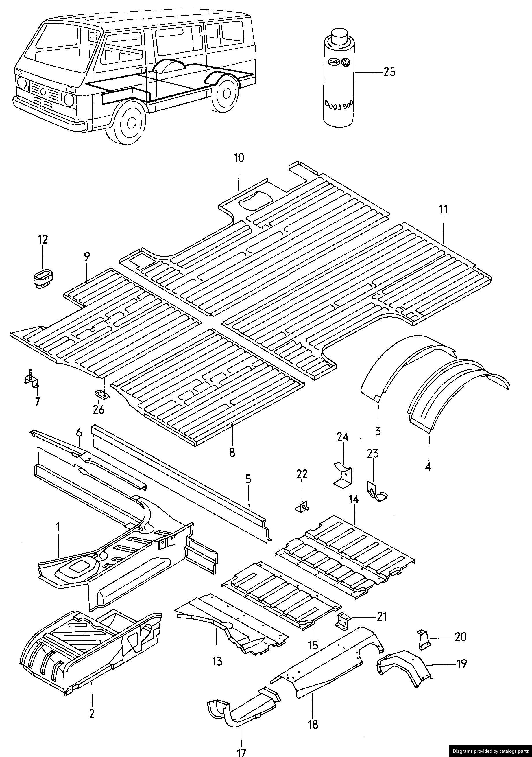 Car part diagram