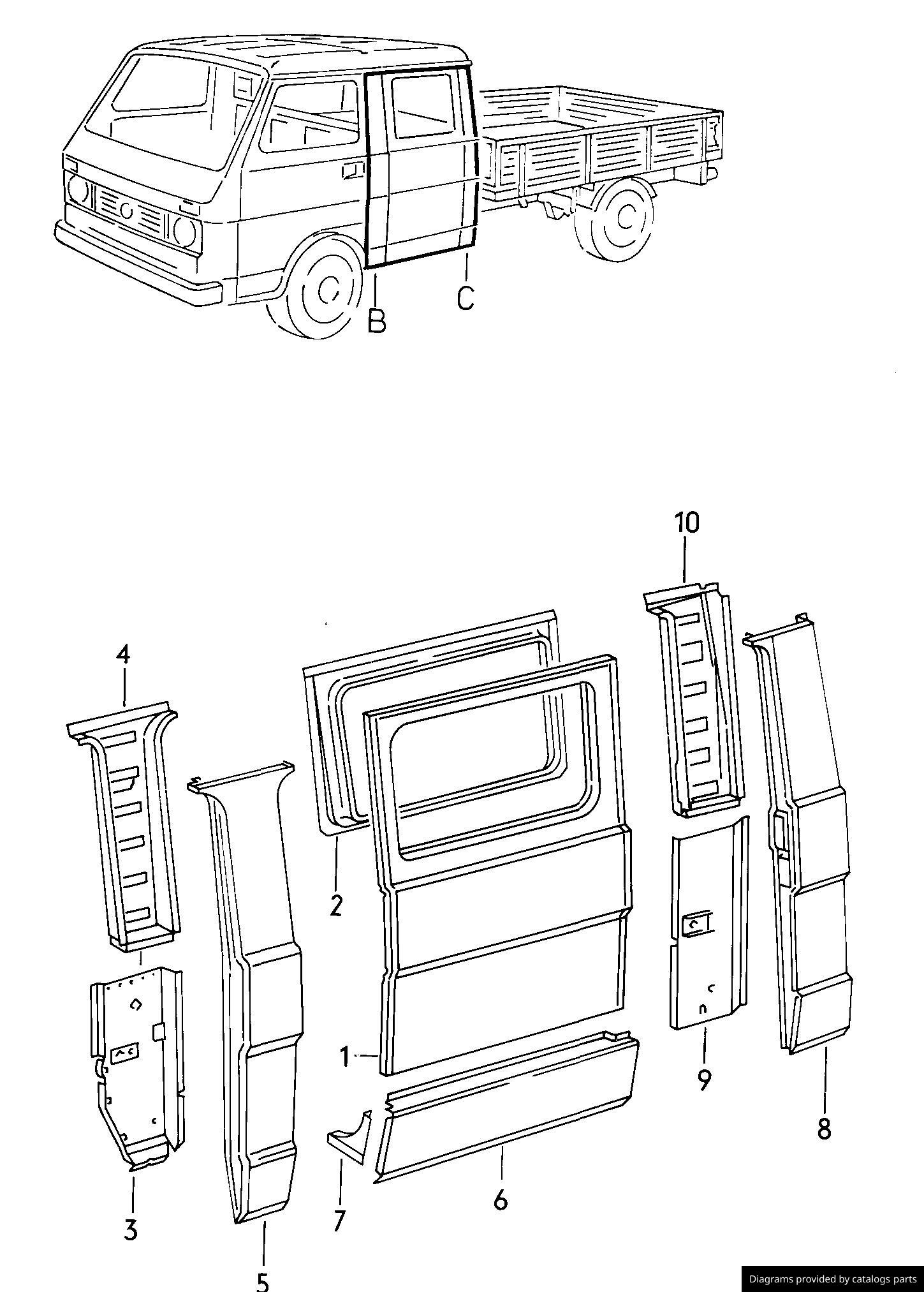 Car part diagram