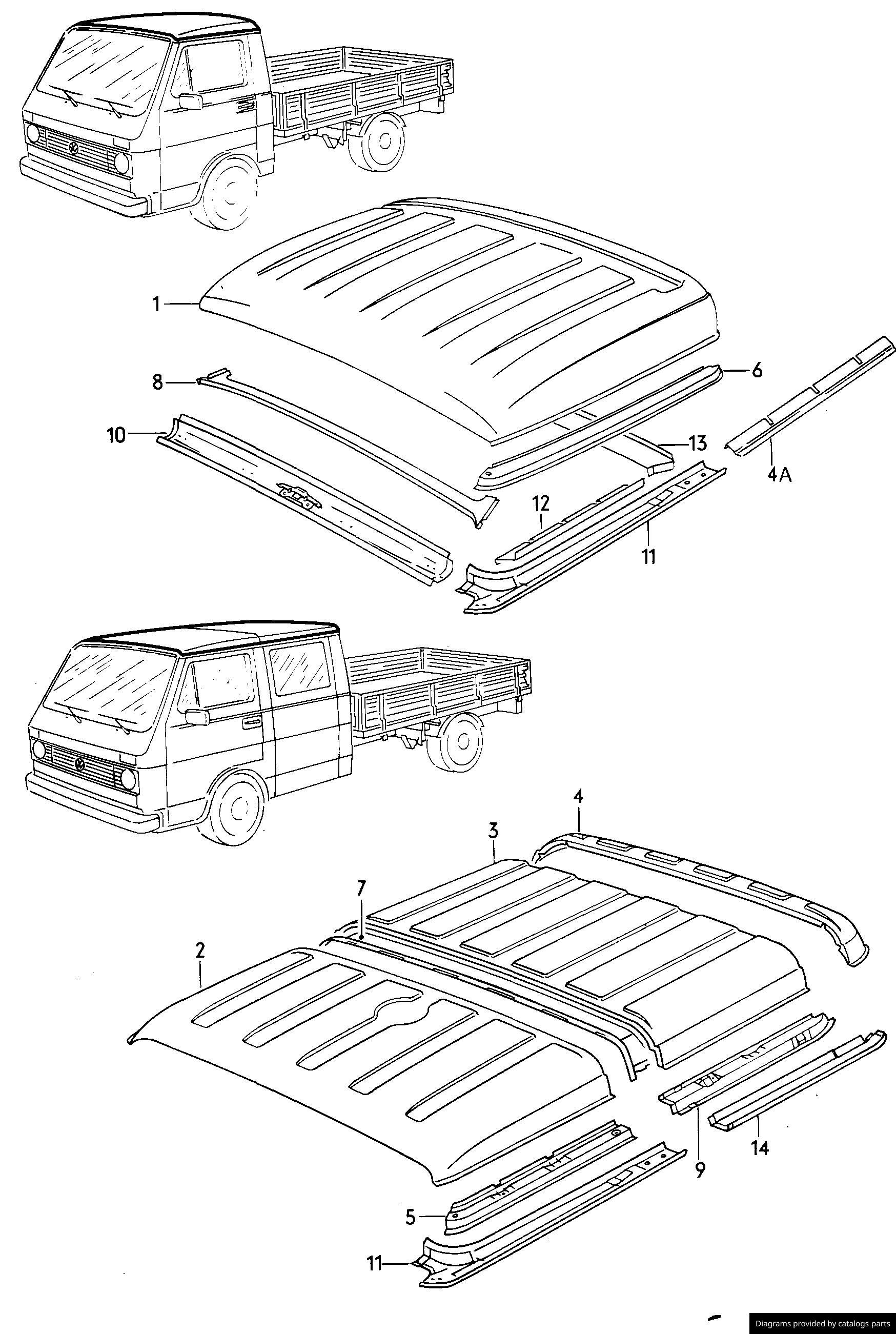 Car part diagram