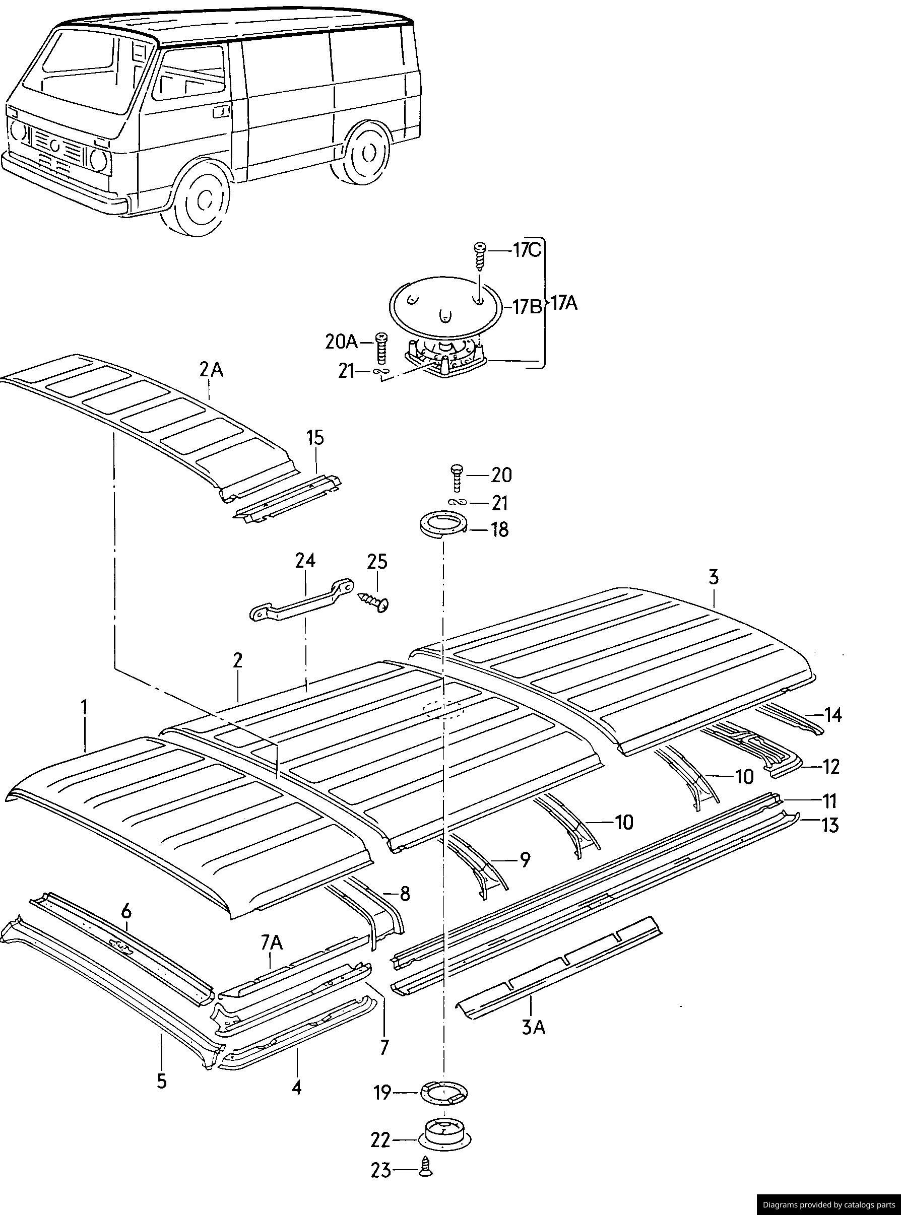 Car part diagram