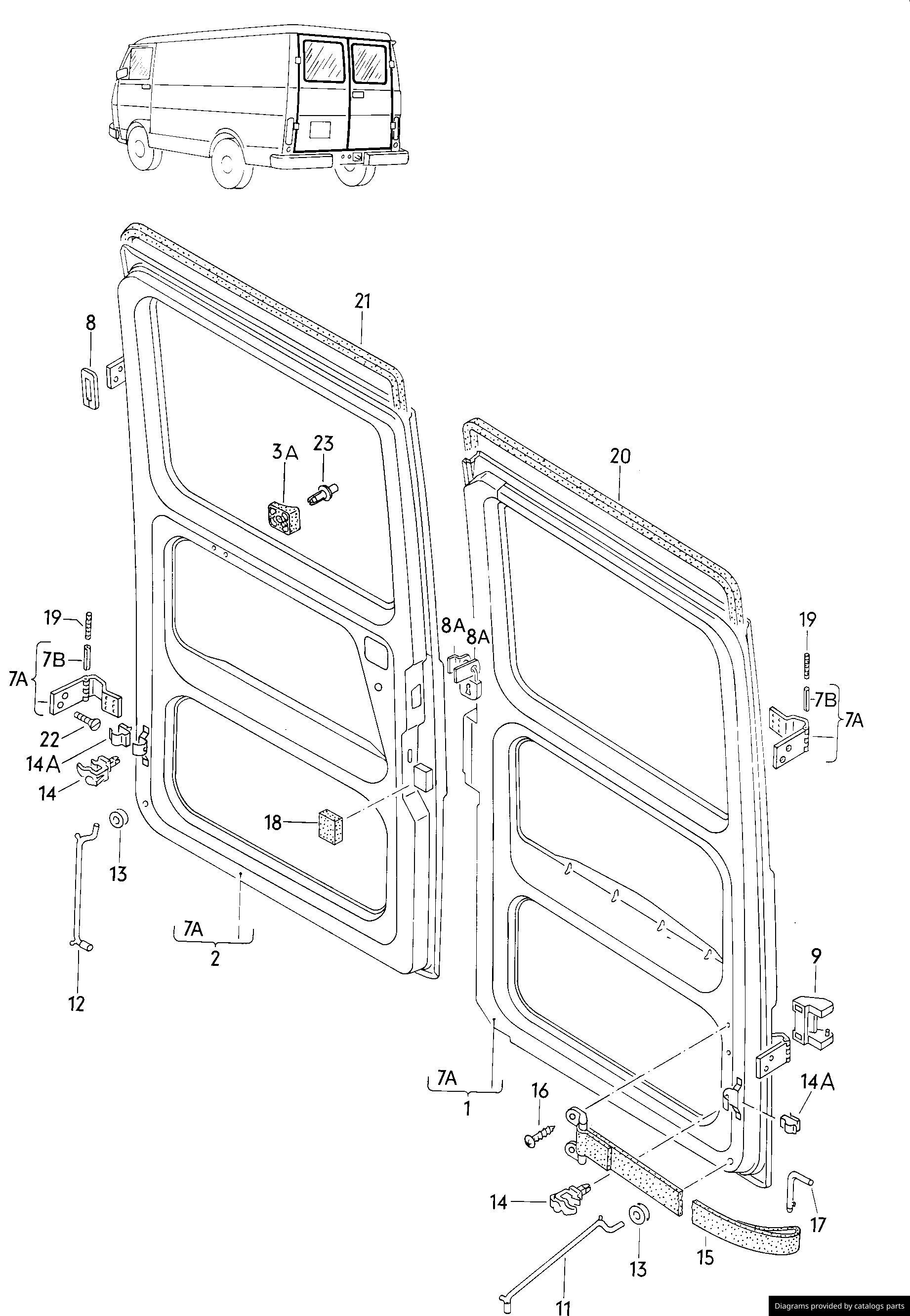 Car part diagram