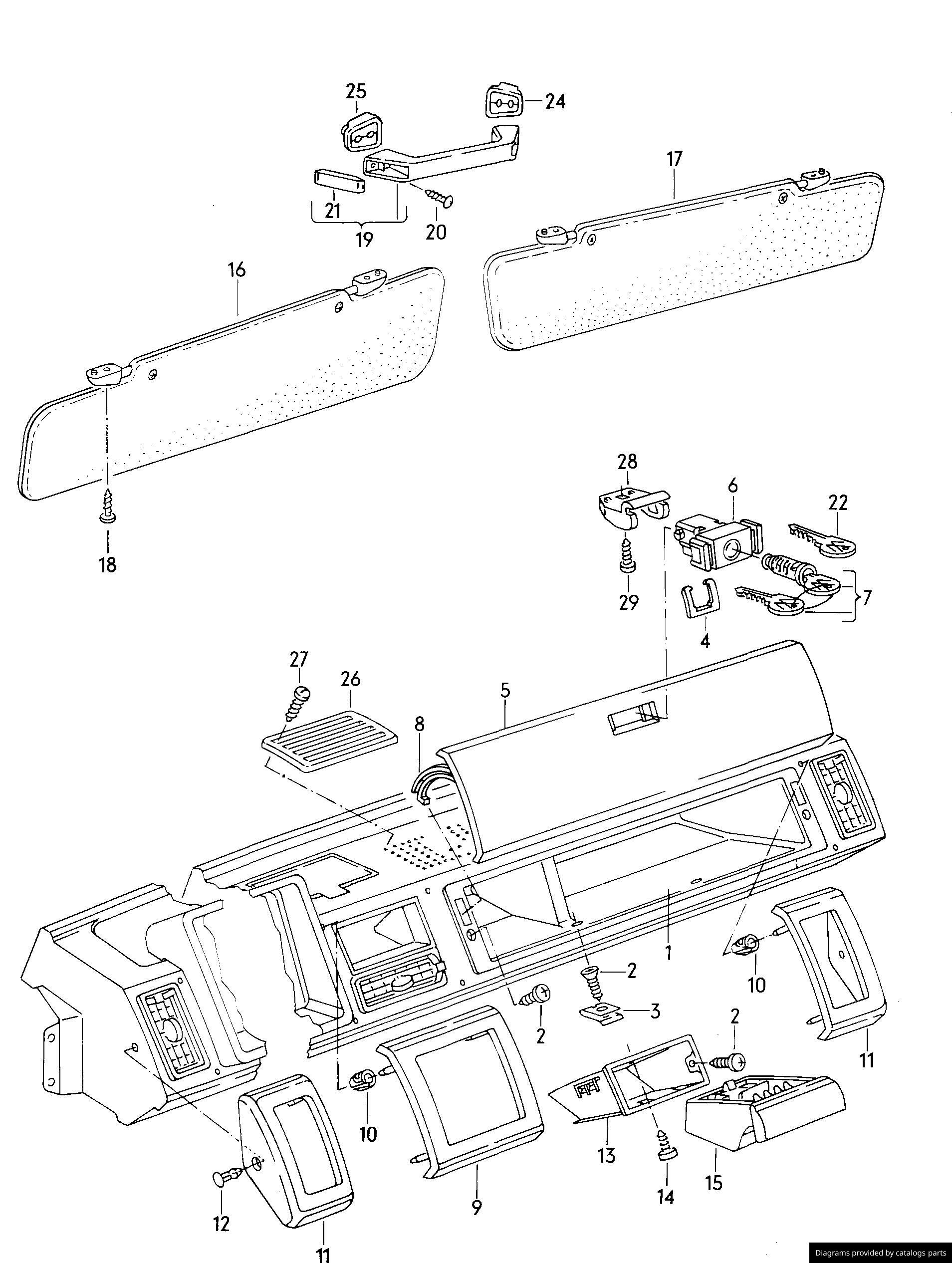 Car part diagram