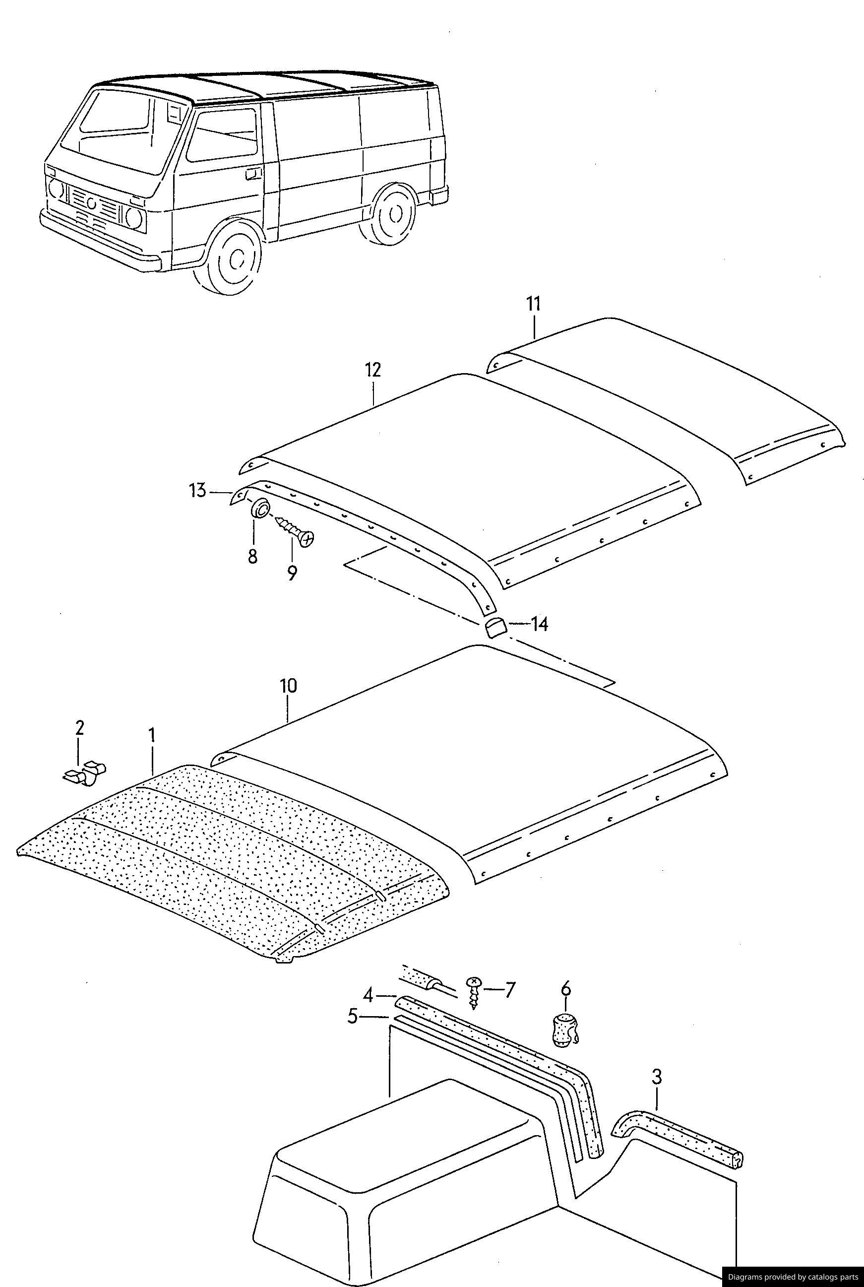 Car part diagram