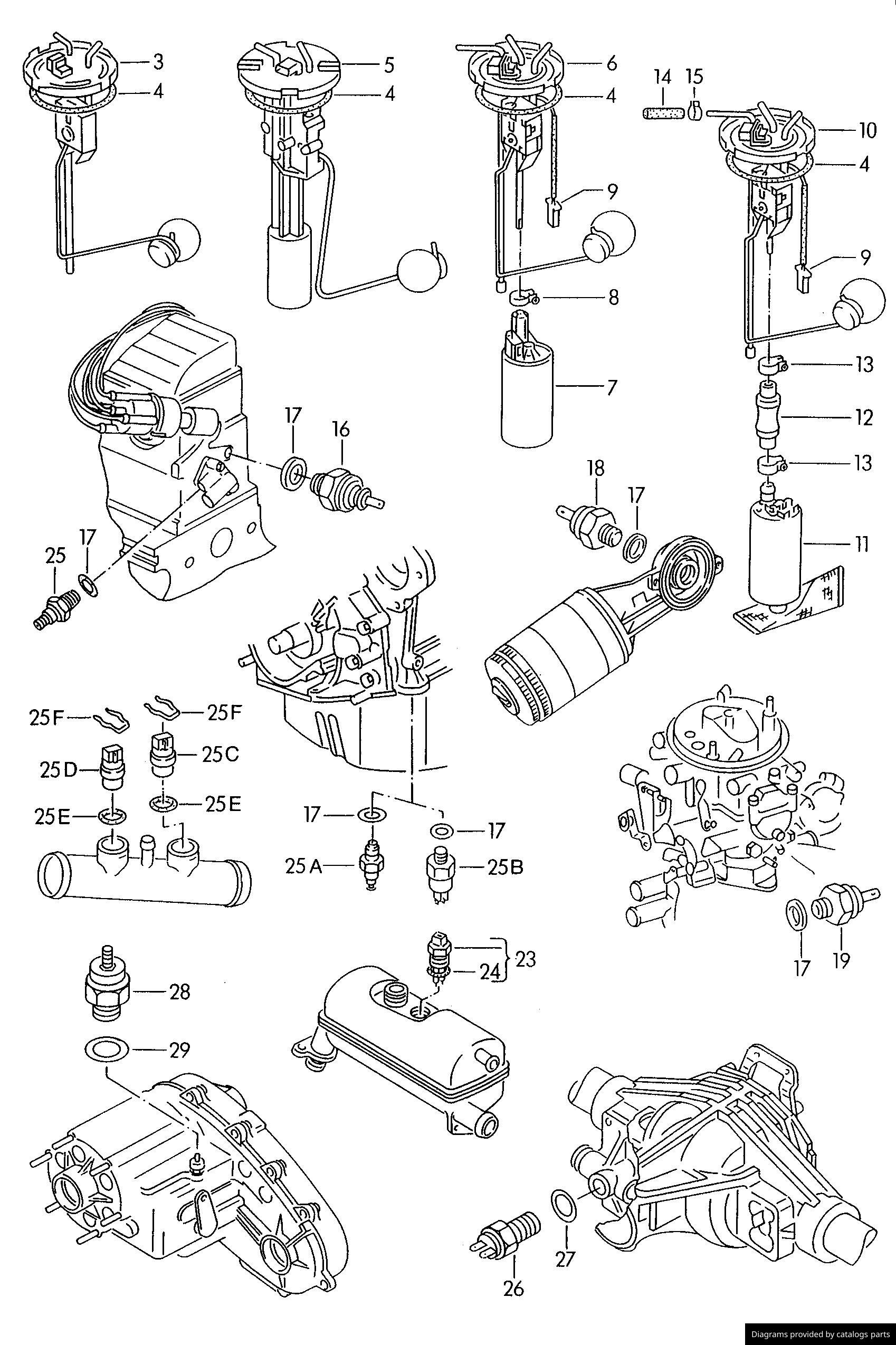 Car part diagram