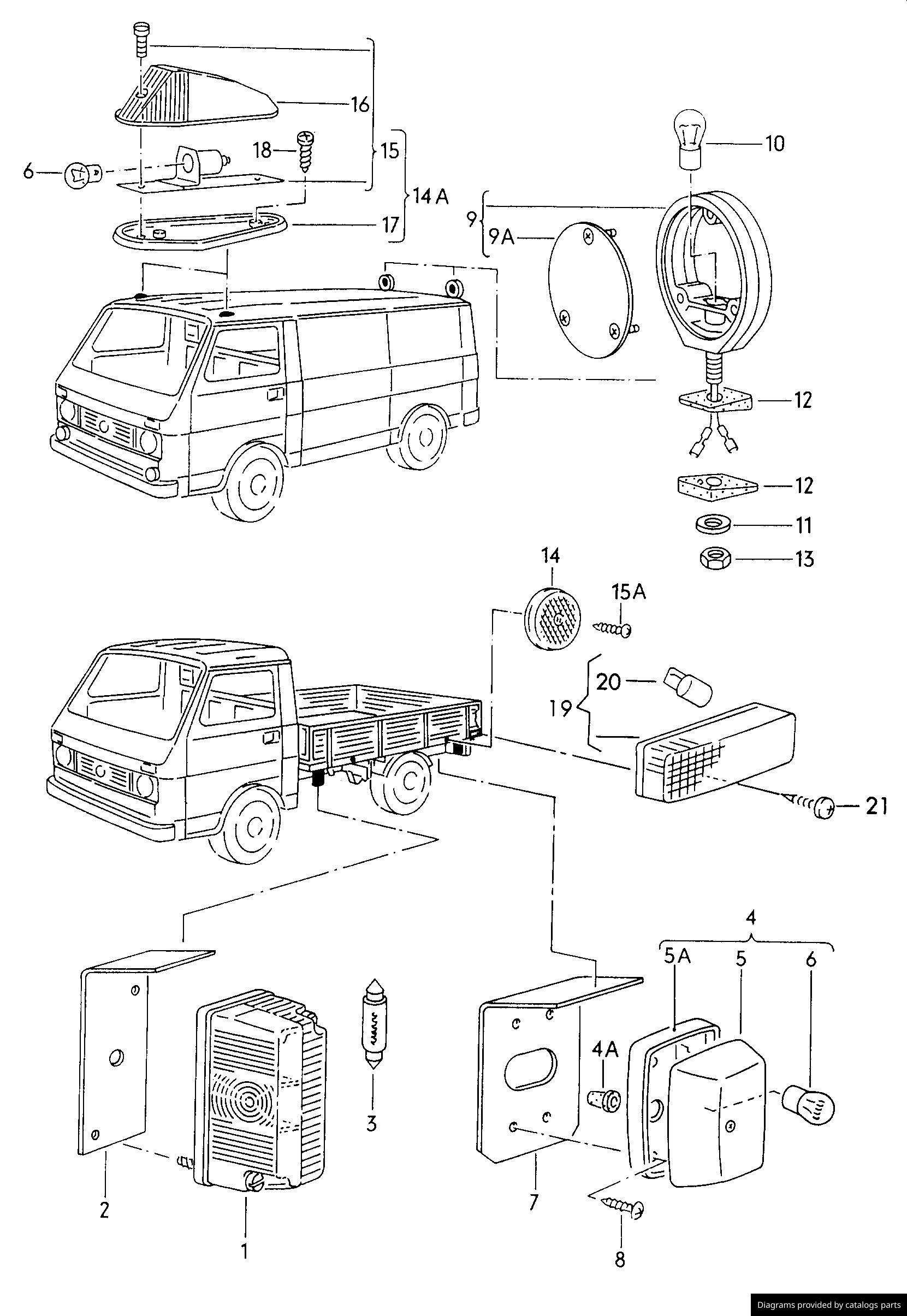 Car part diagram
