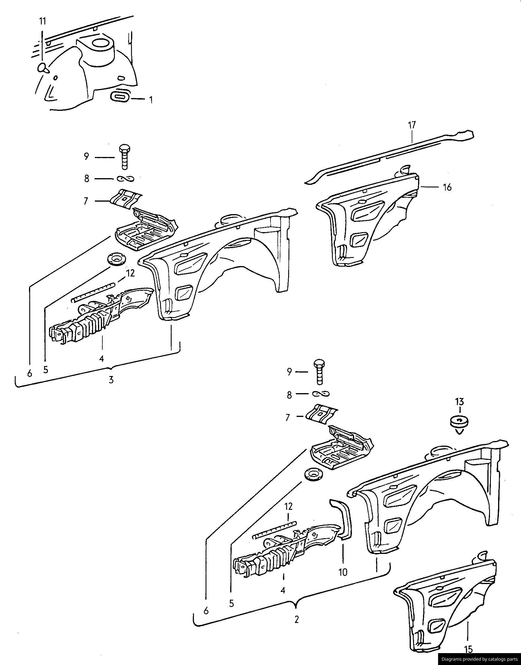 Car part diagram
