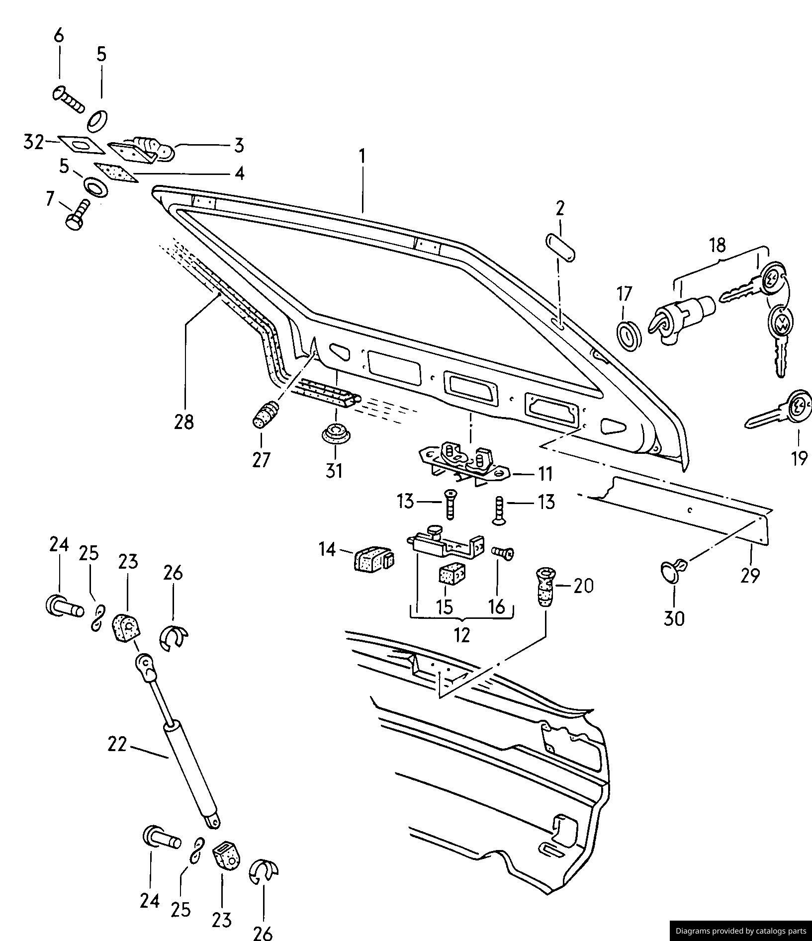 Car part diagram