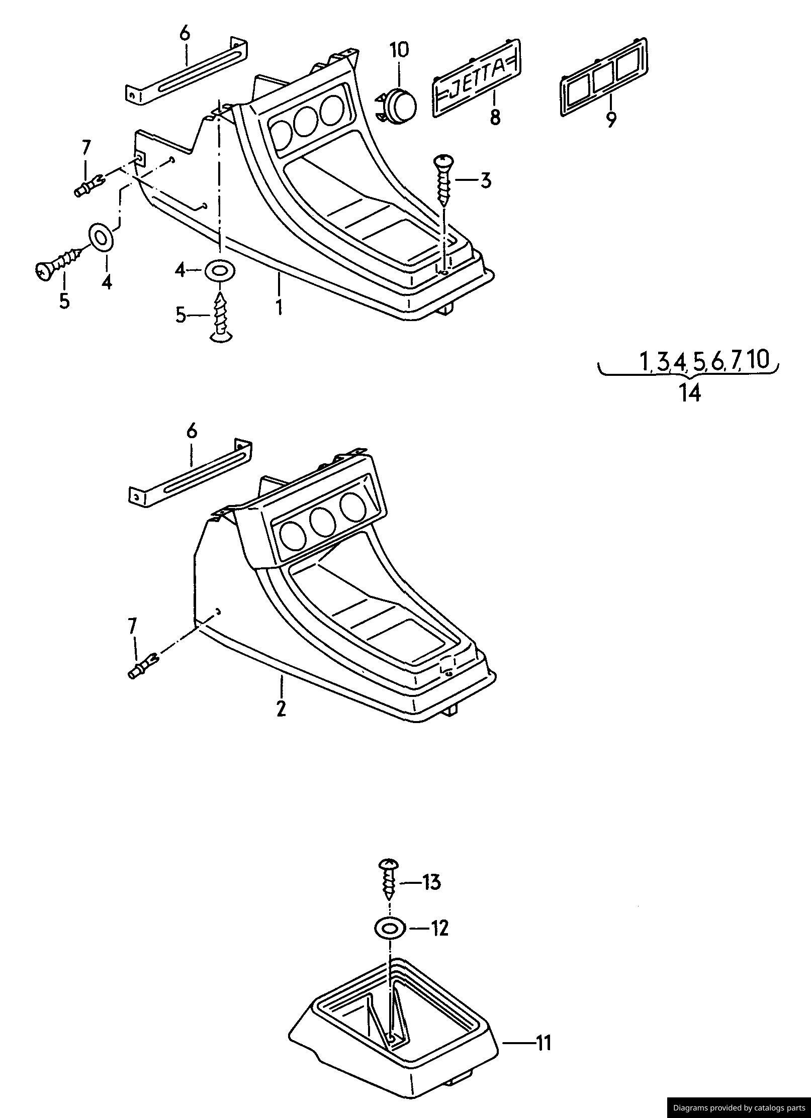 Car part diagram