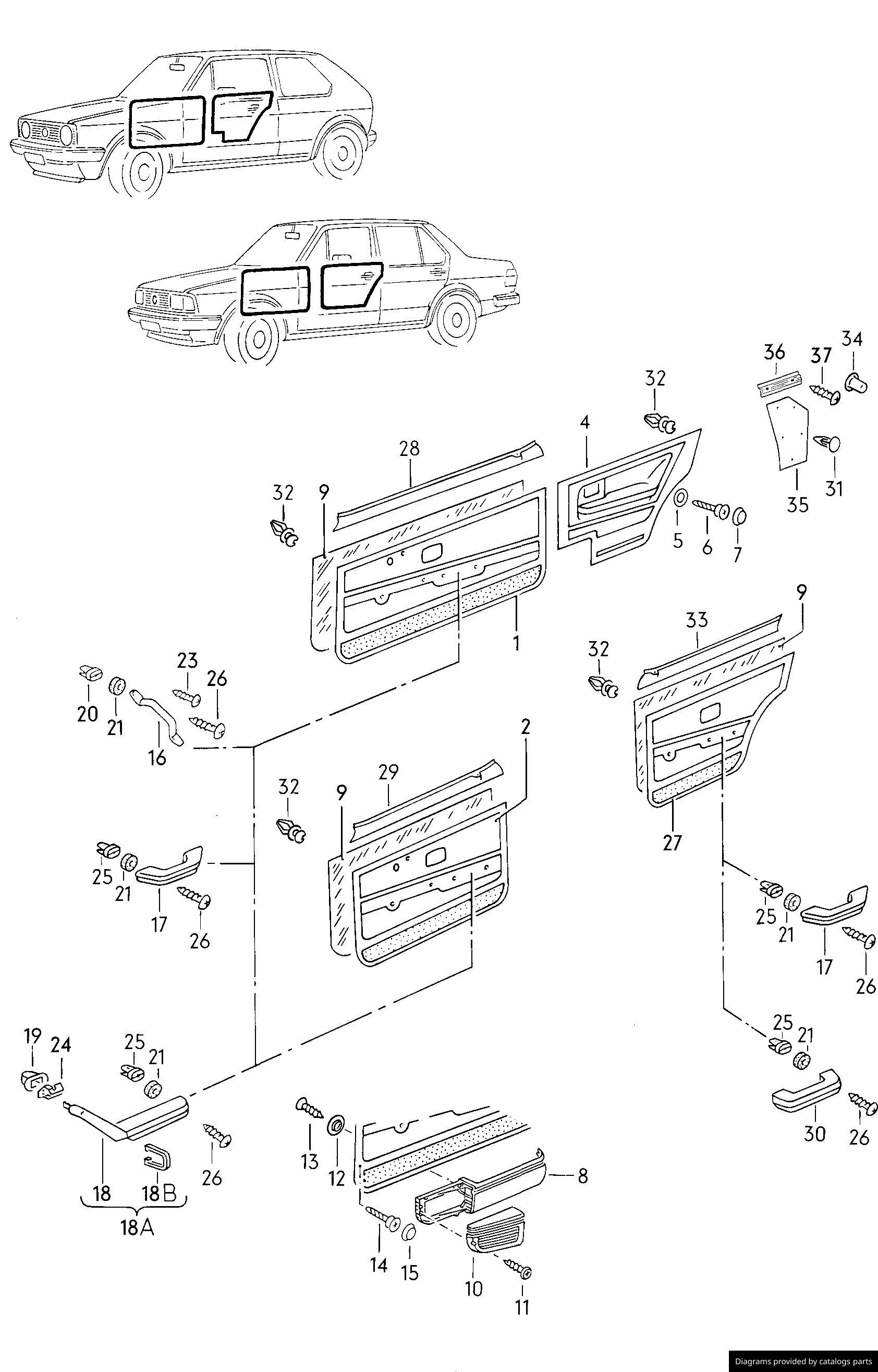 Car part diagram