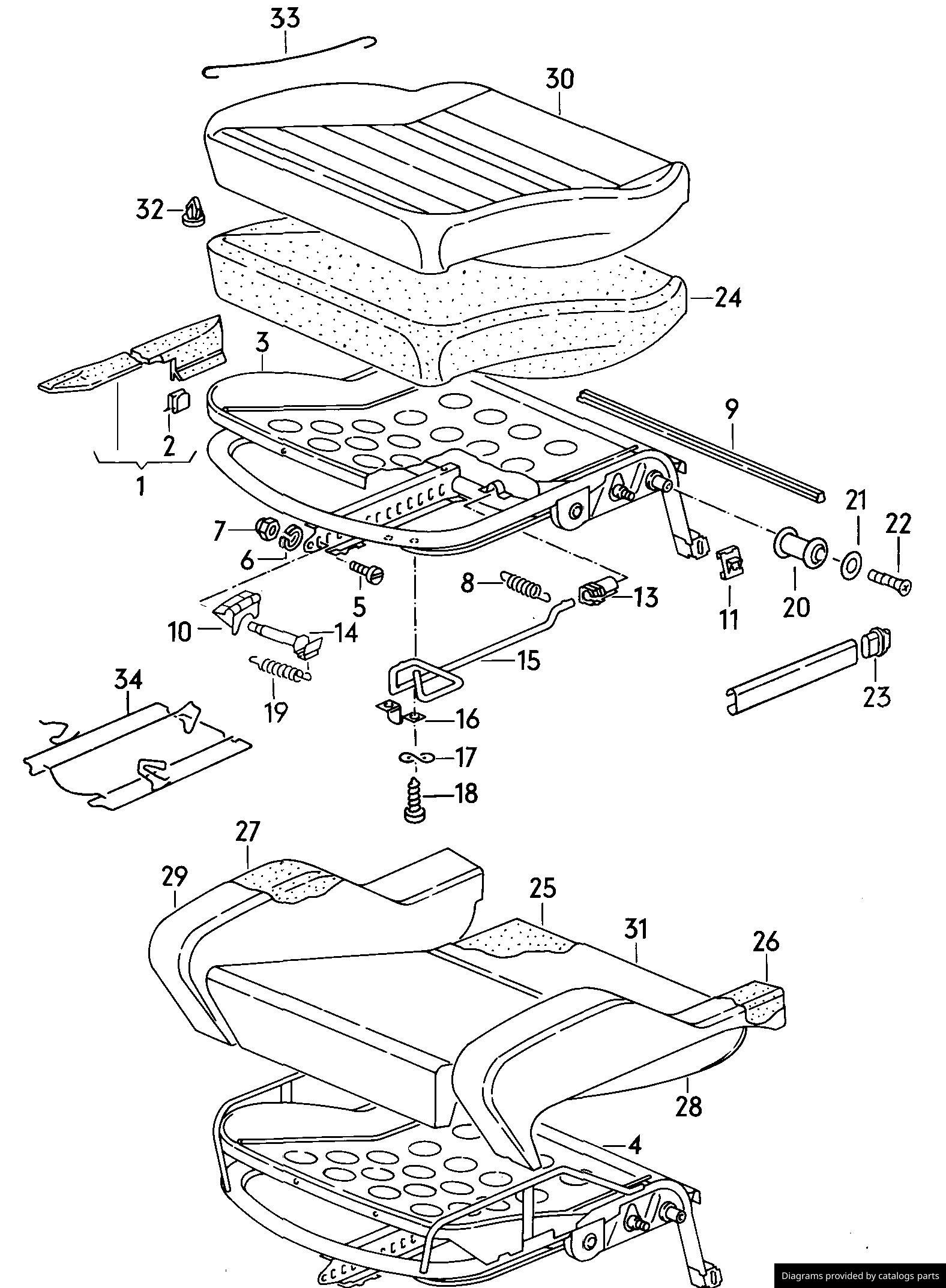 Car part diagram