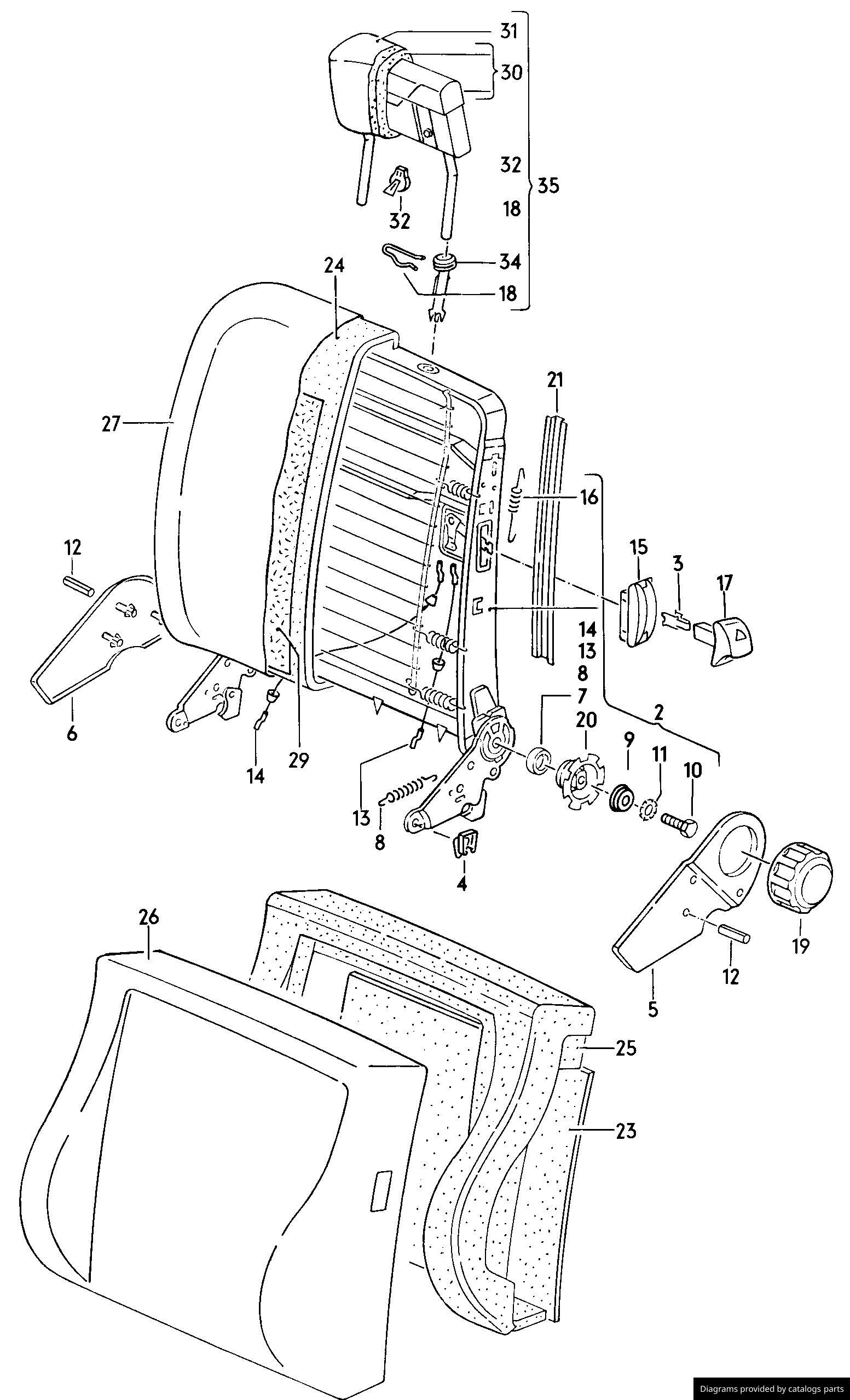 Car part diagram