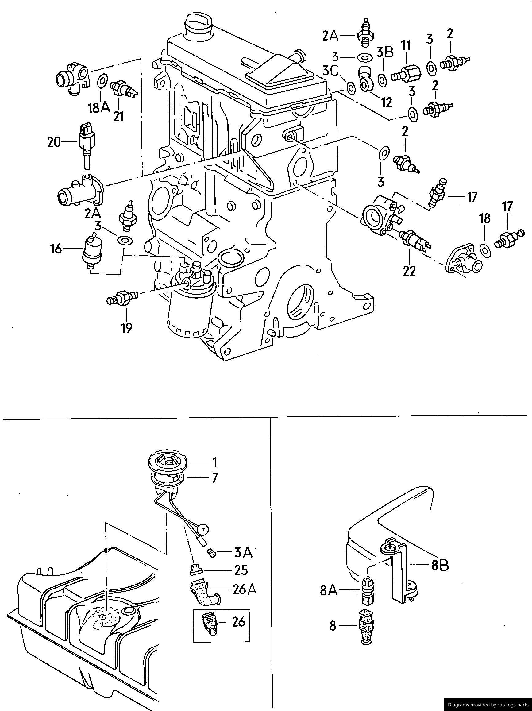 Car part diagram