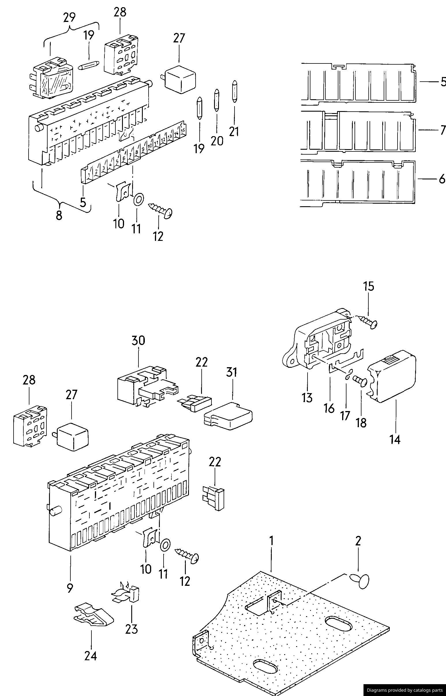 Car part diagram