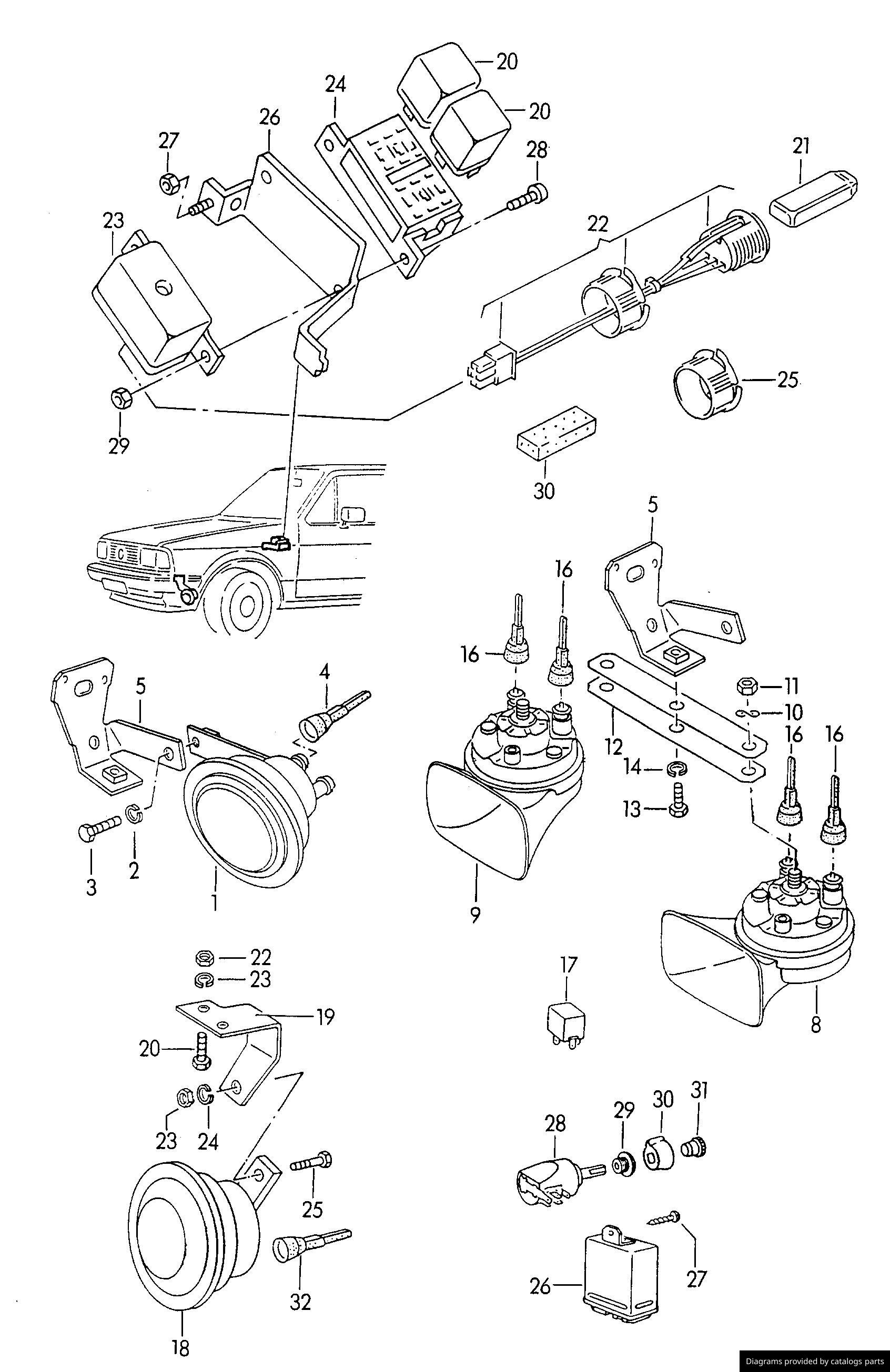 Car part diagram