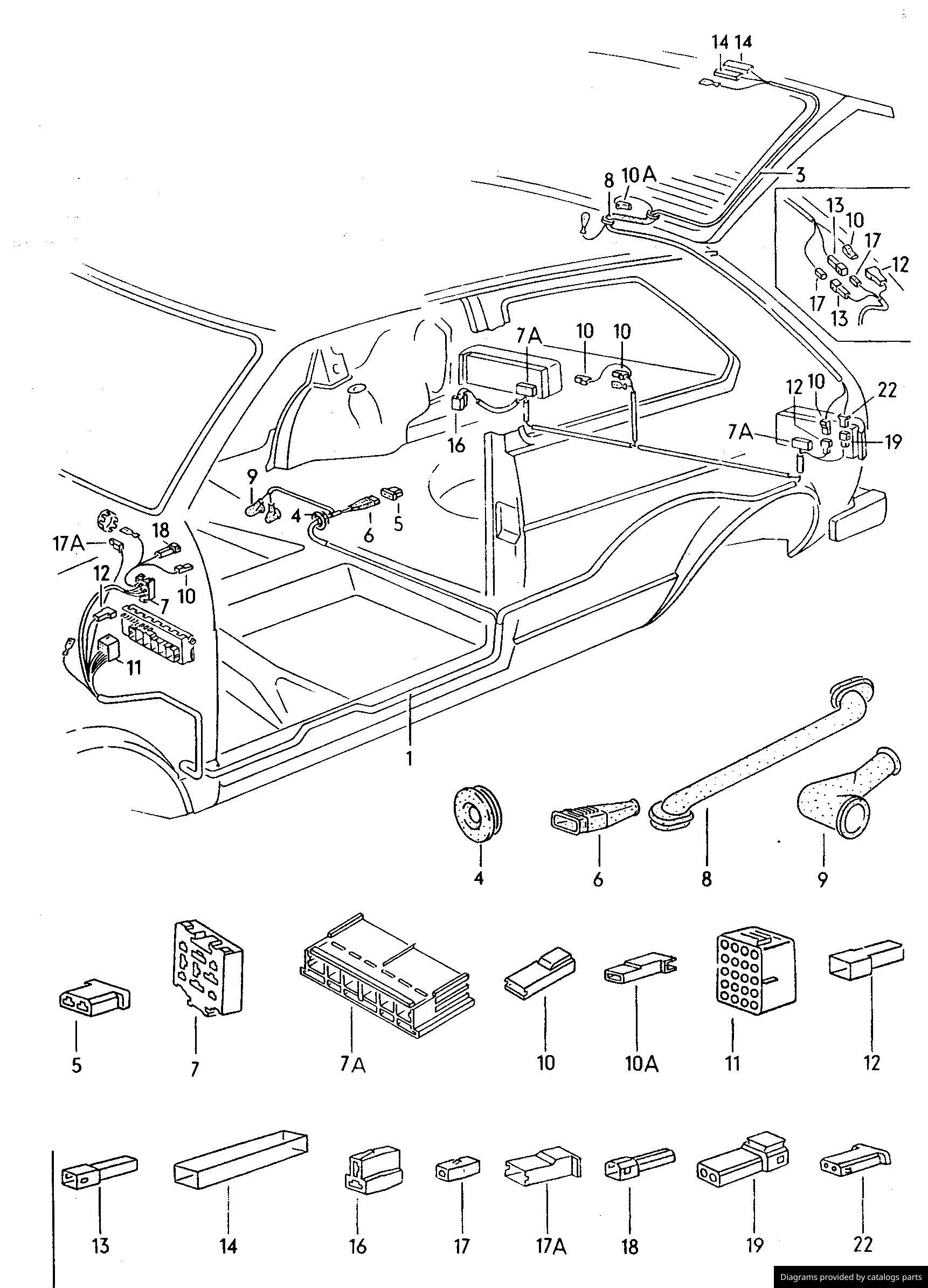 Car part diagram