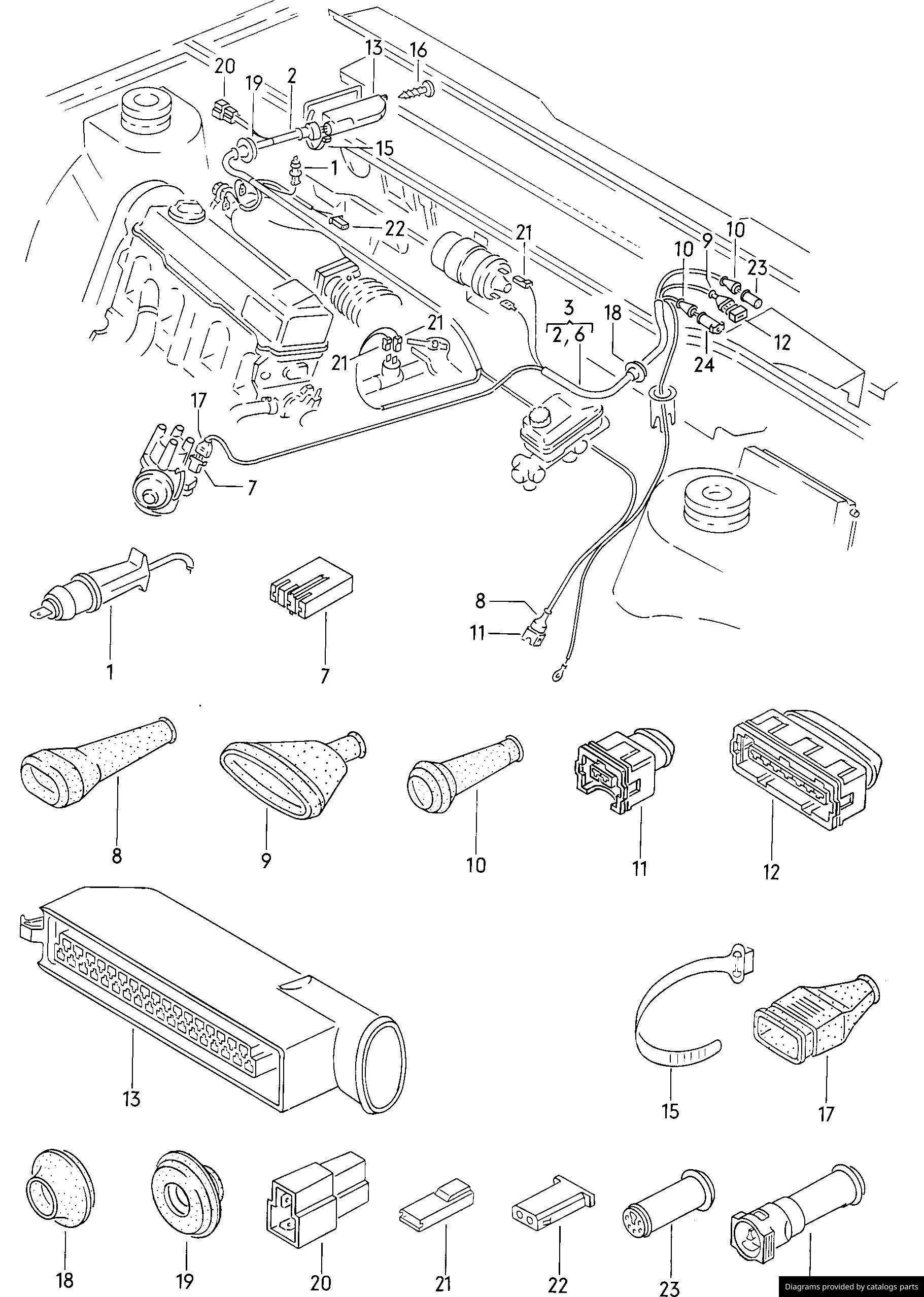 Car part diagram