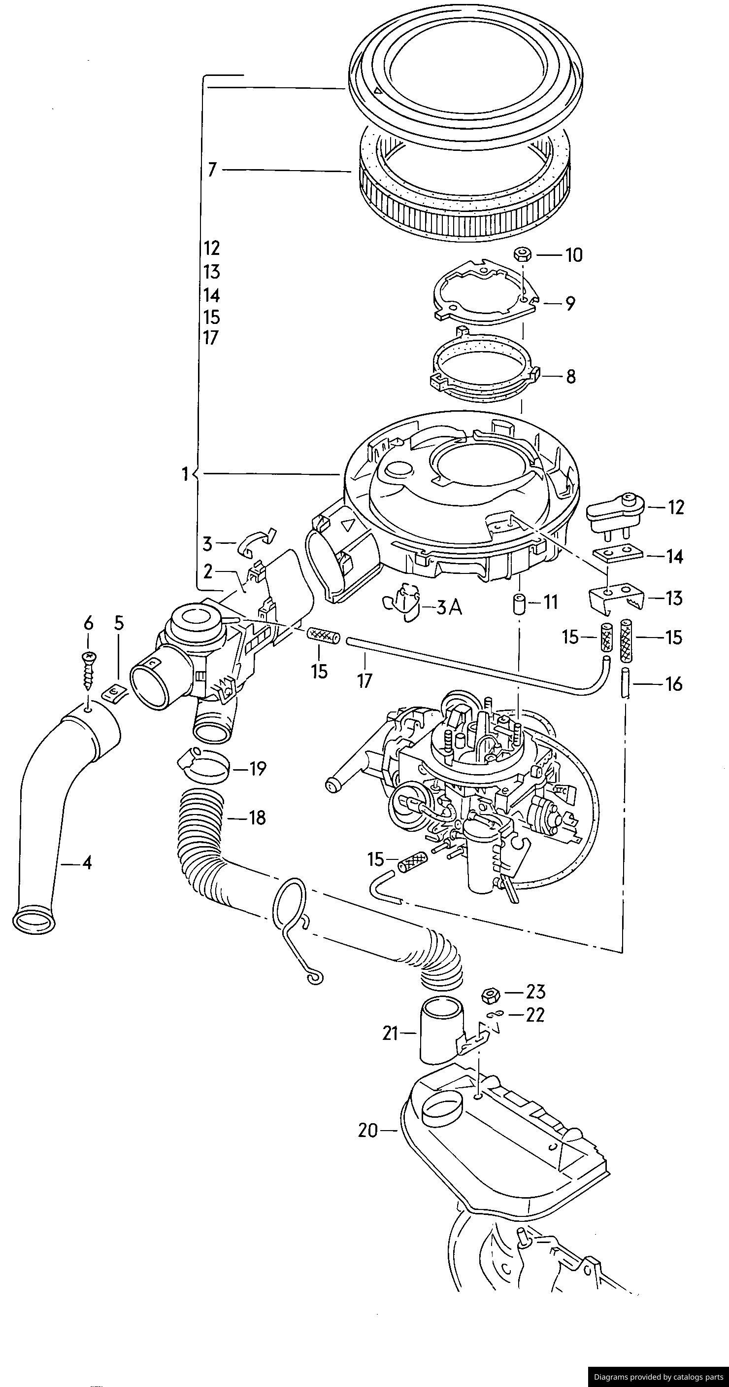 Car part diagram