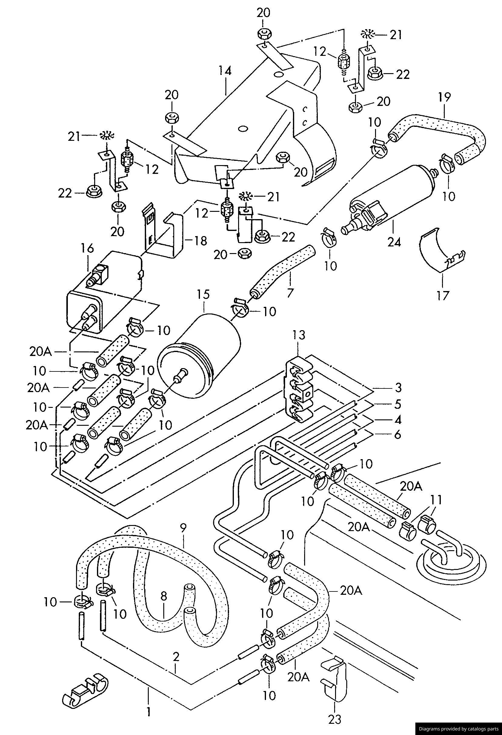Car part diagram