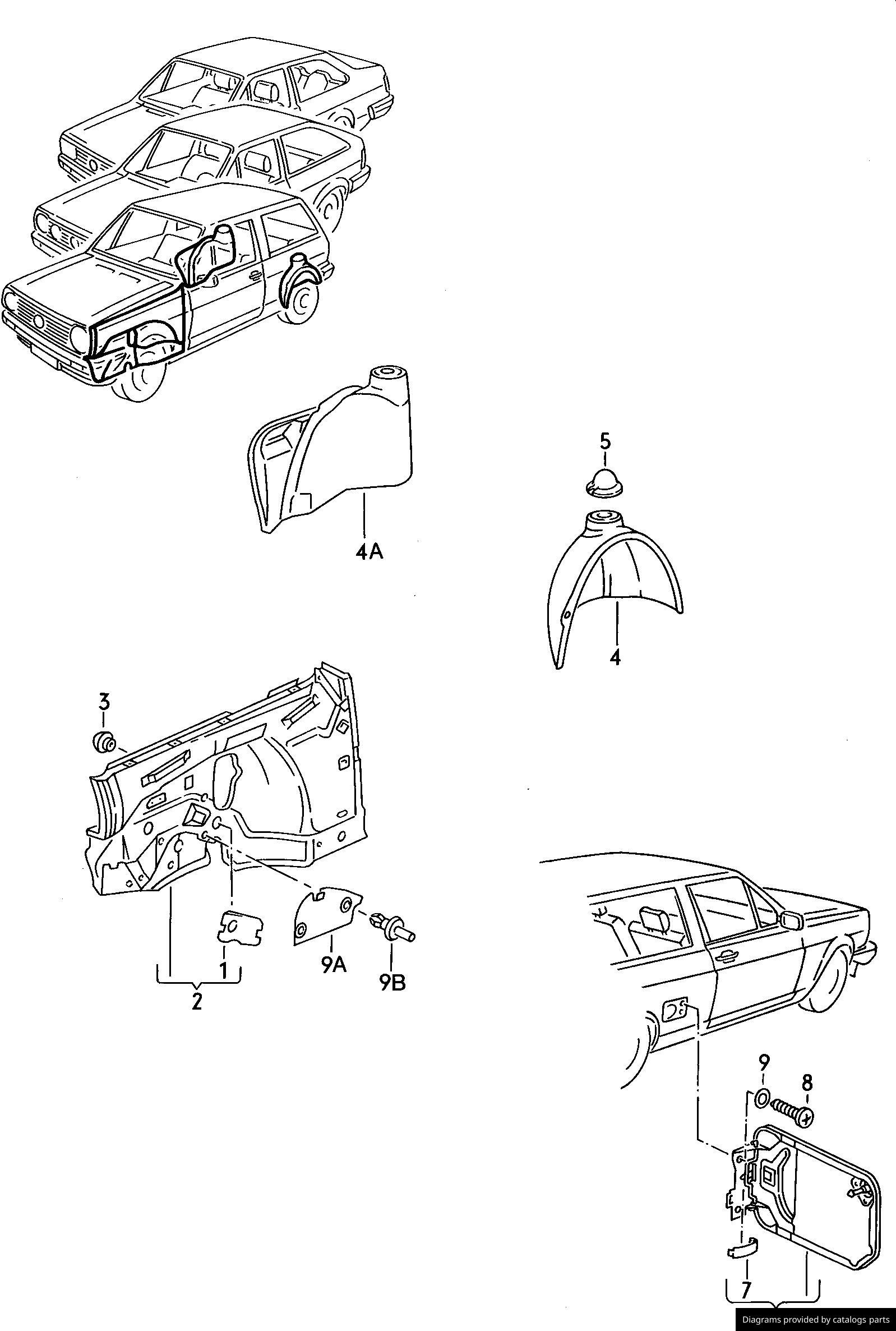 Car part diagram
