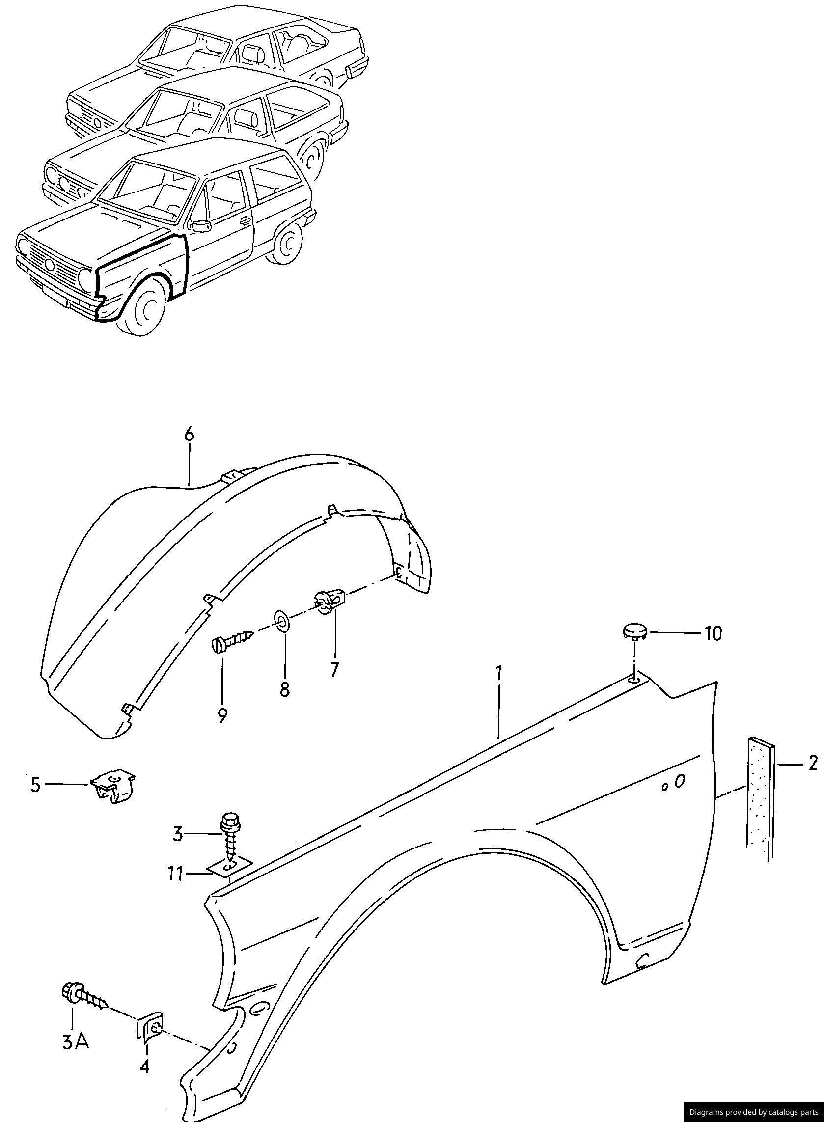 Car part diagram