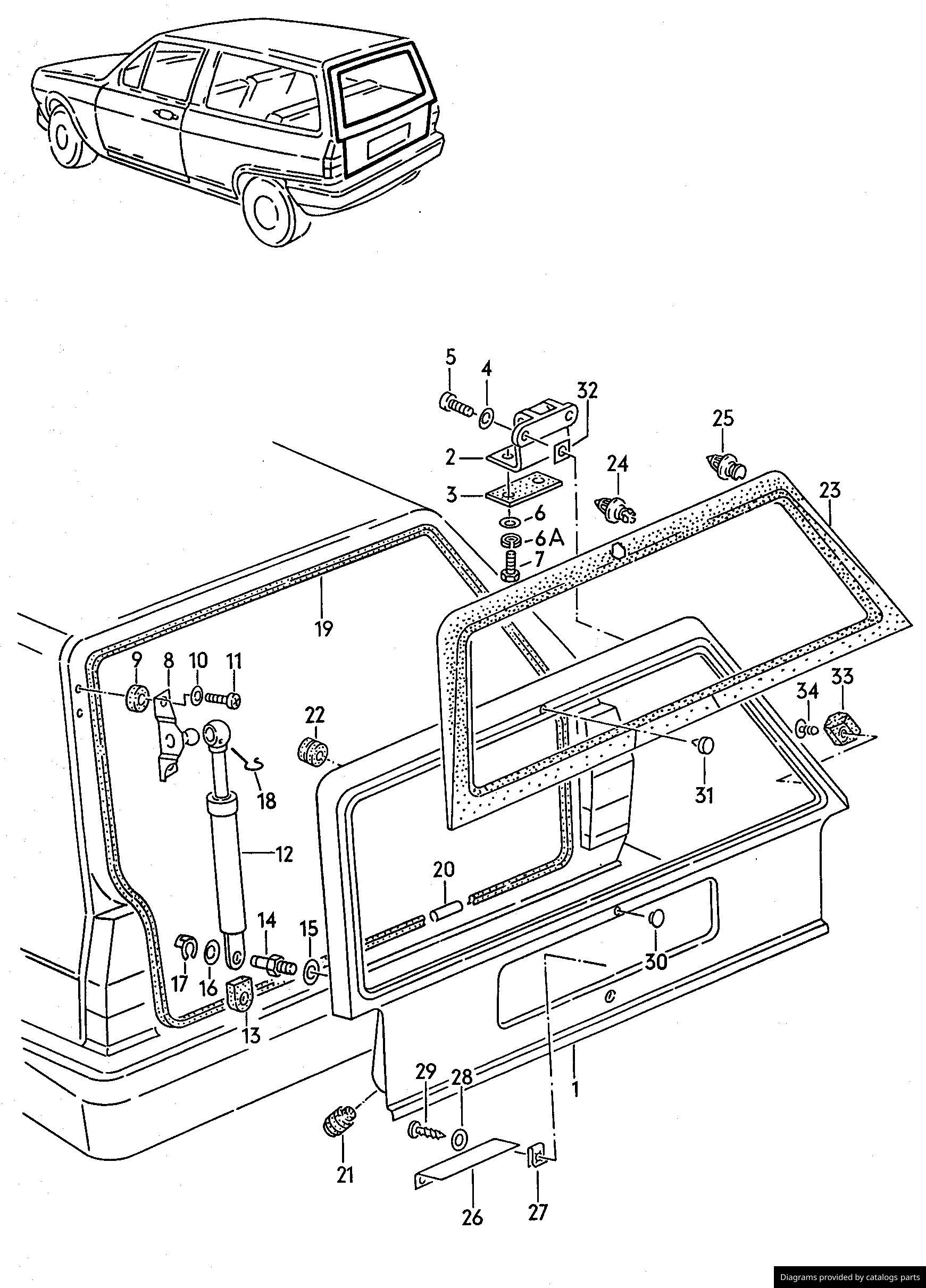 Car part diagram