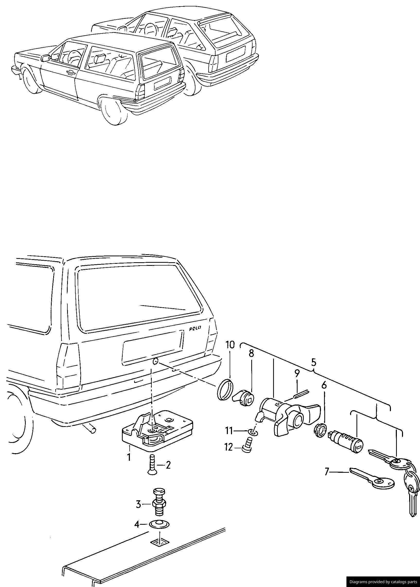Car part diagram