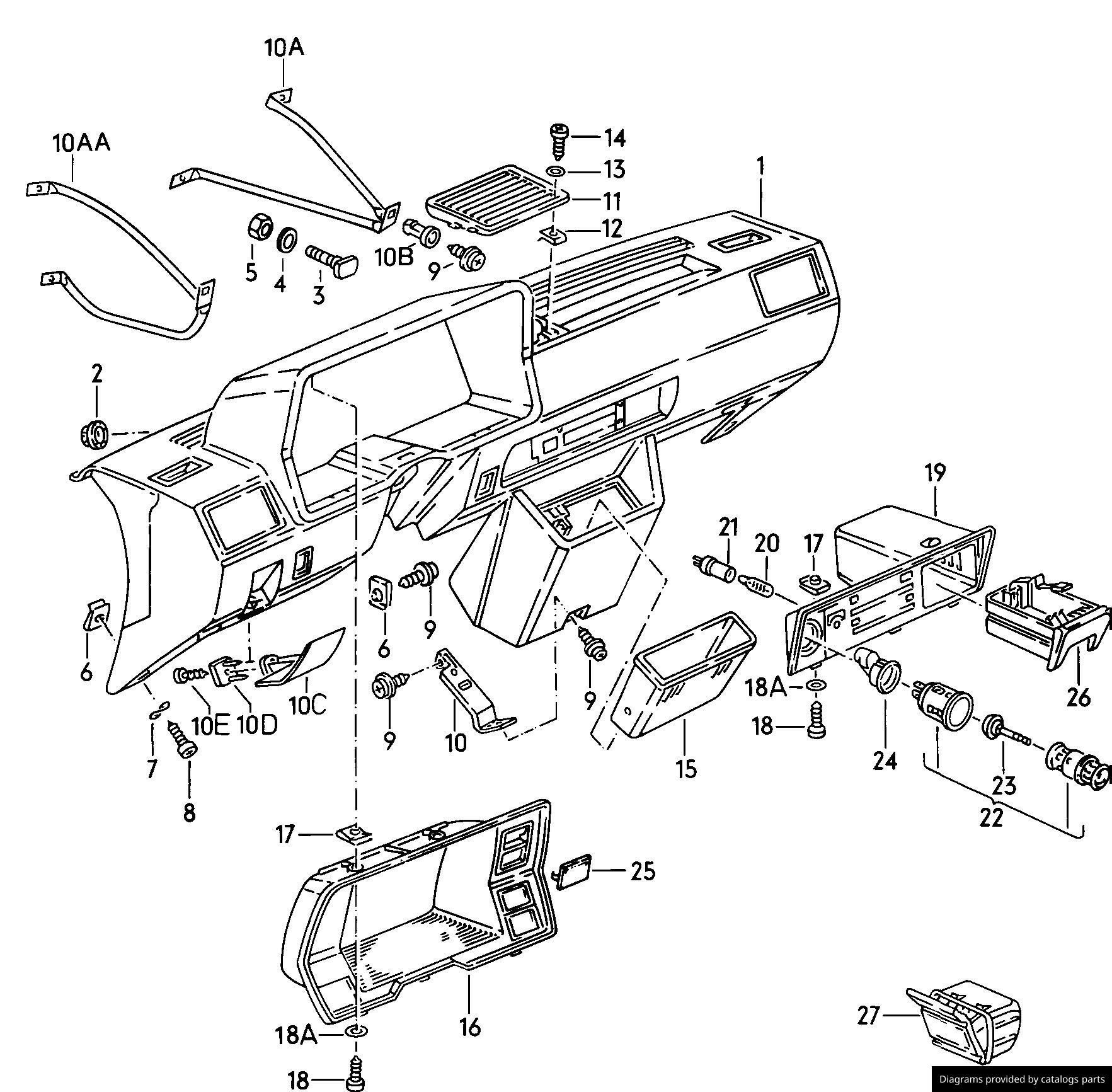 Car part diagram