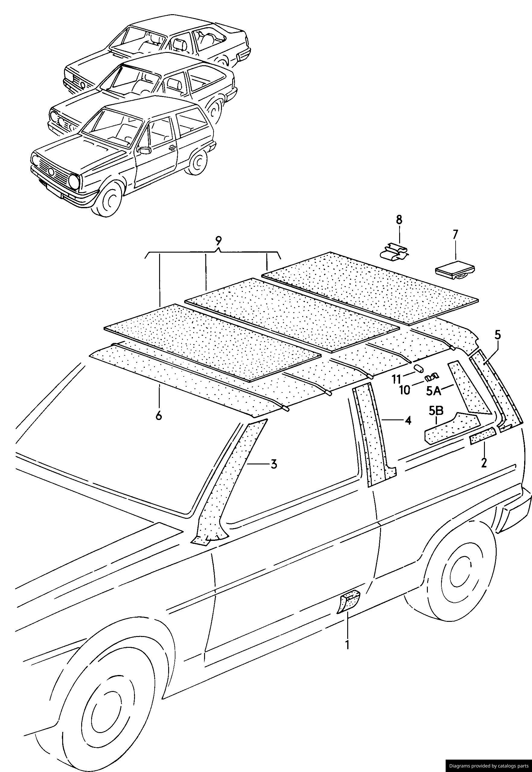 Car part diagram