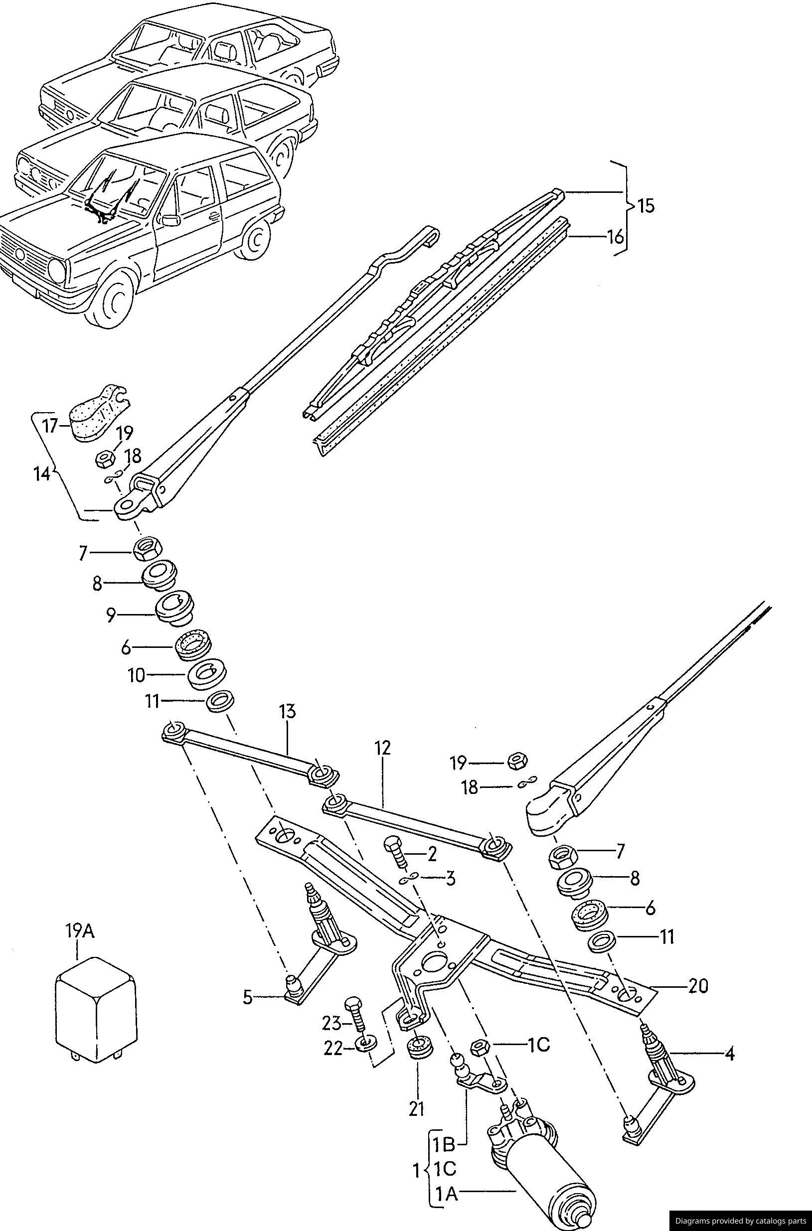 Car part diagram